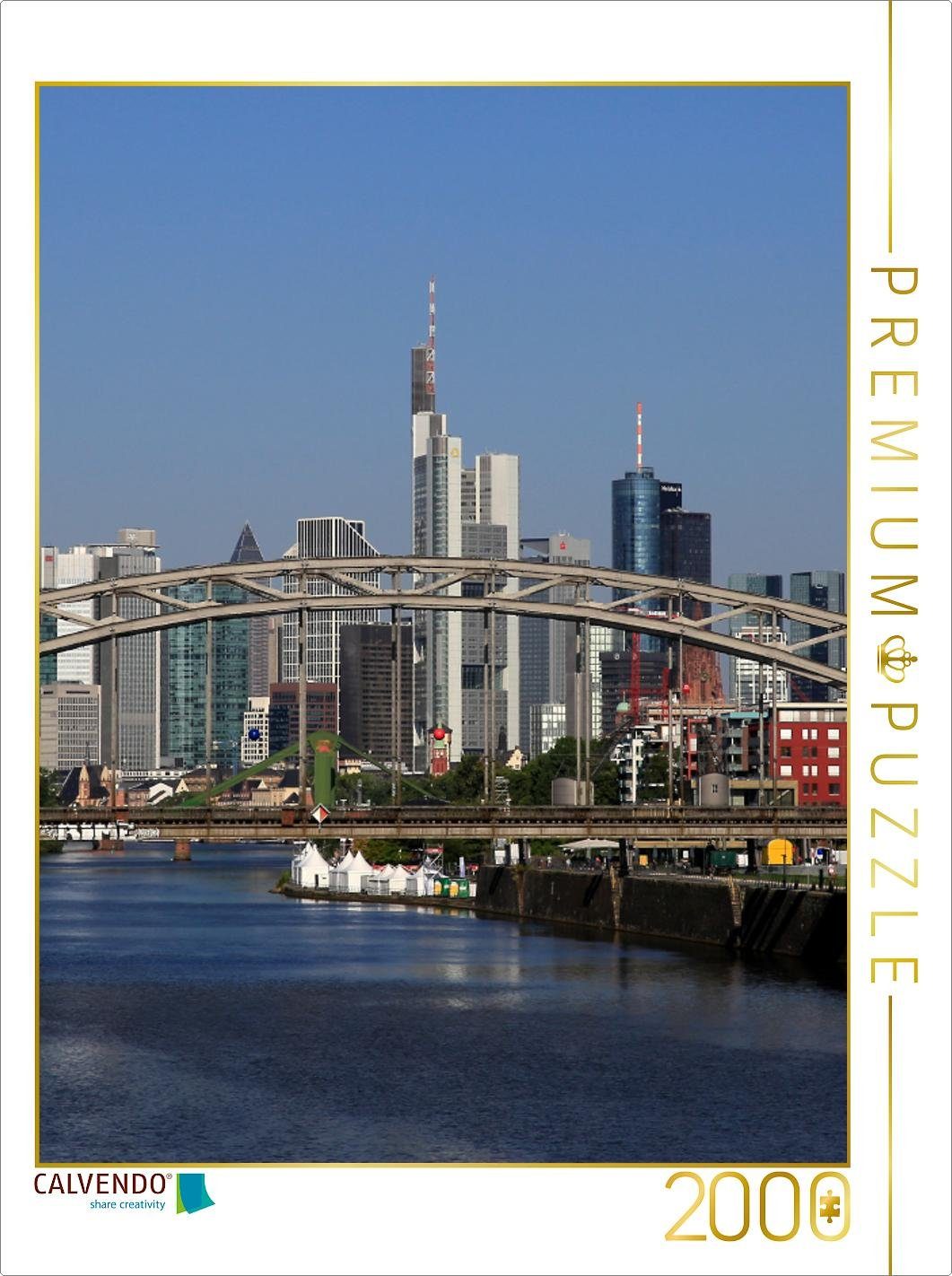 CALVENDO Puzzle CALVENDO Puzzle Frankfurt am Main und die schönsten Stadtteilen 2000 Teile Lege