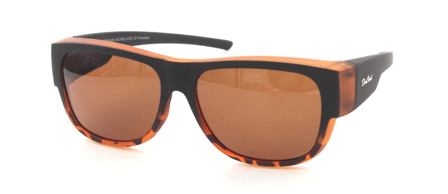 DanCarol Sonnenbrille DC-POL-2100--Überbrille -Mit Polarisierte Gläser Die Überbrille, ideal für Brillenträger