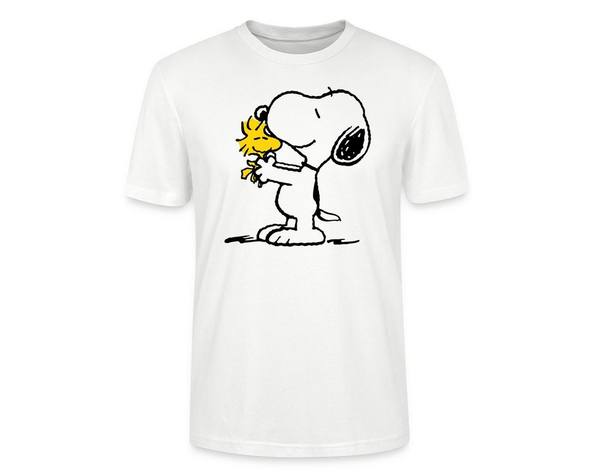 Spreadshirt T-Shirt Peanuts Snoopy Und Woodstock Unisex Bio T-Shirt (1-tlg)