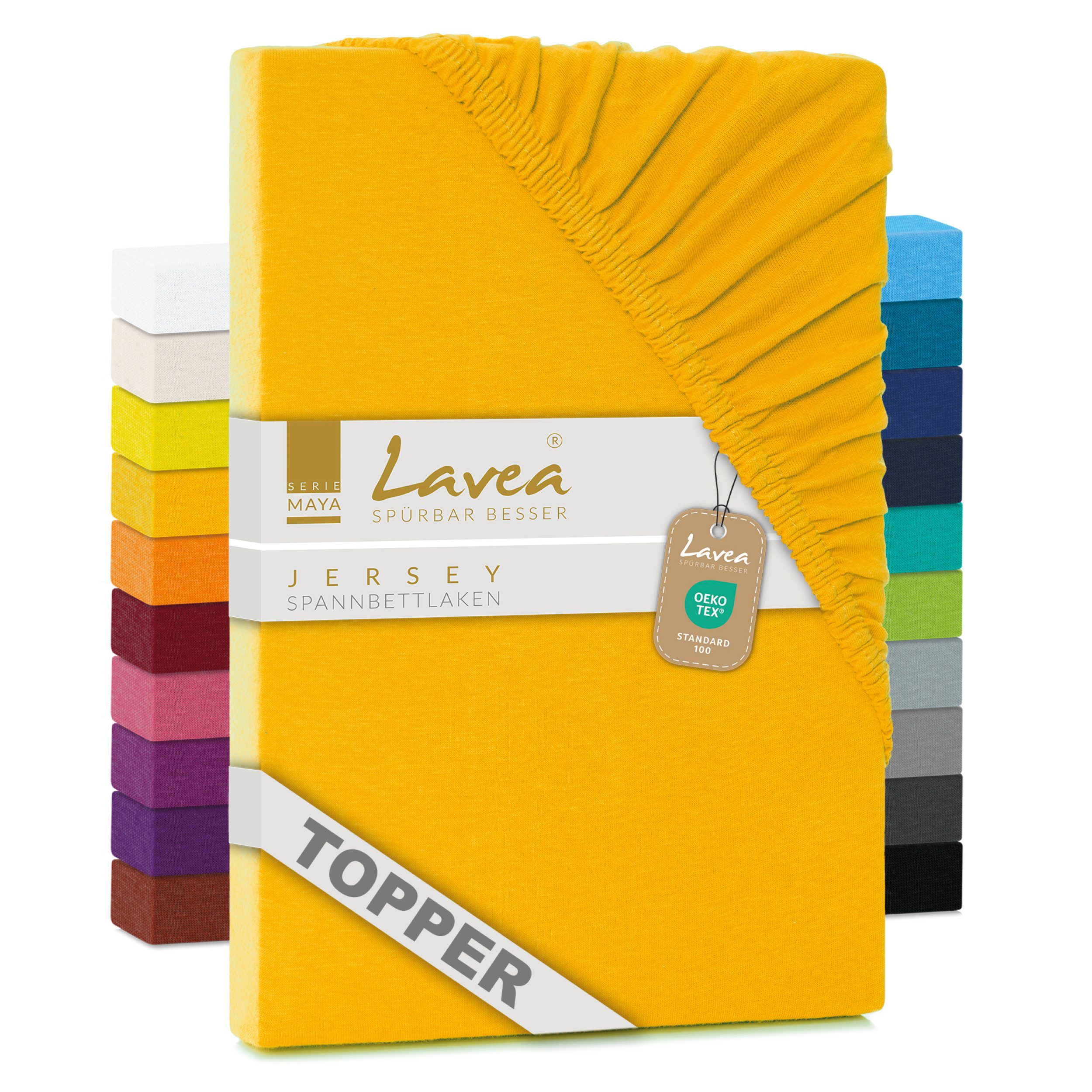 Lavea Spannbettlaken Maya, in Gr. 60x140, 90x200, 120x200, 140x200, 180x200 günstig online kaufen