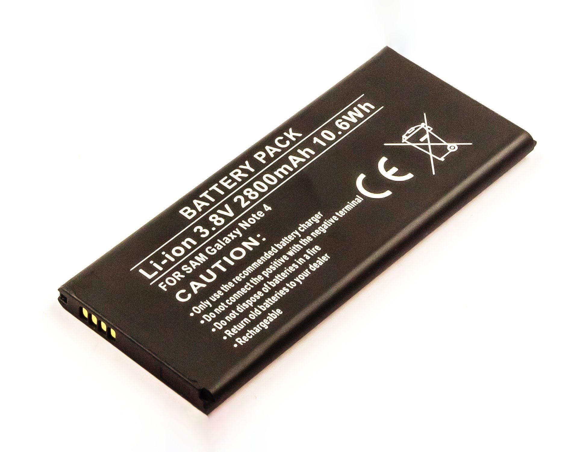 AGI Akku kompatibel mit Samsung Galaxy Note 4 Akku Akku