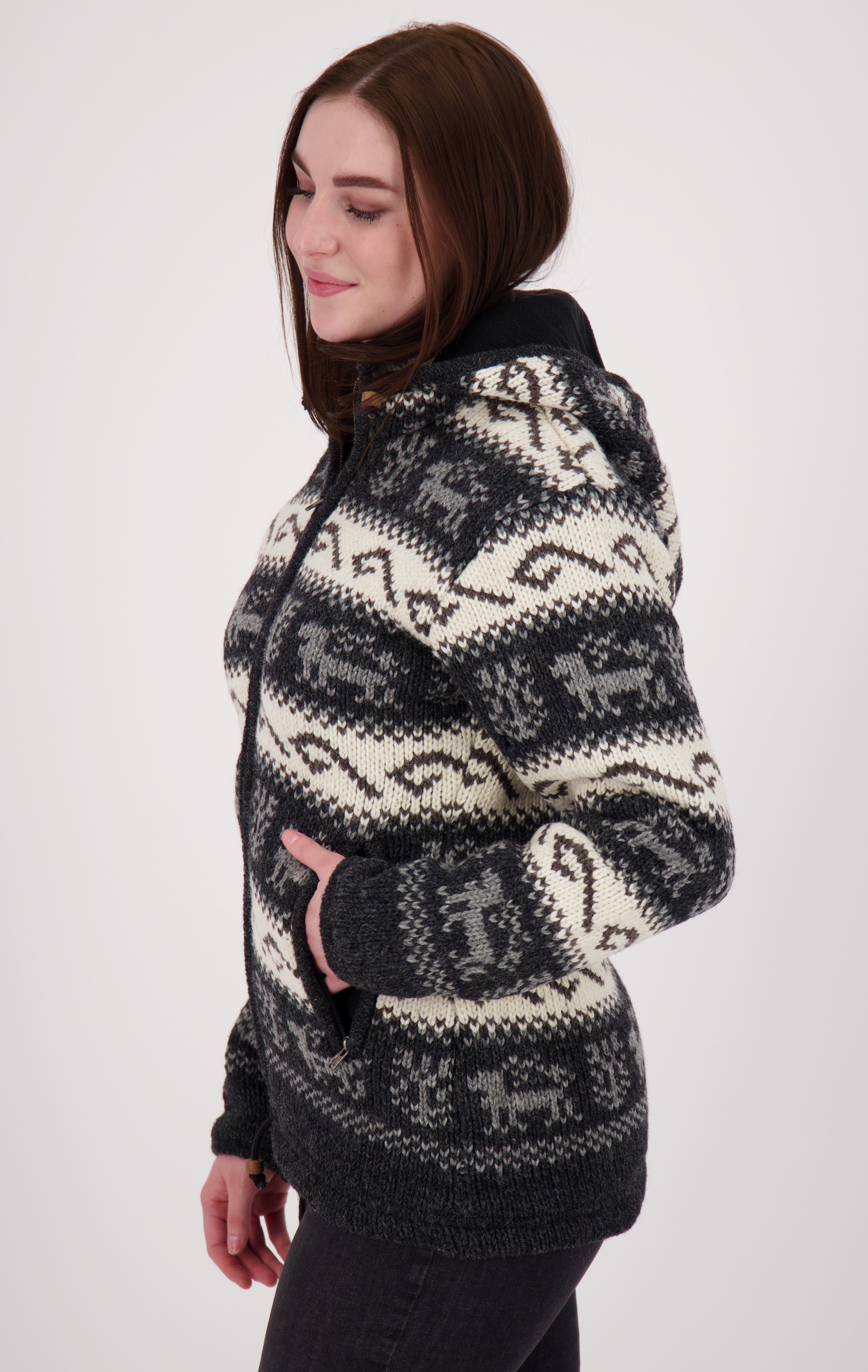 DEPROC Active Wolljacke ANNAPURNA CS Strickjacke & Wollfleecejacke Handmade günstig online kaufen