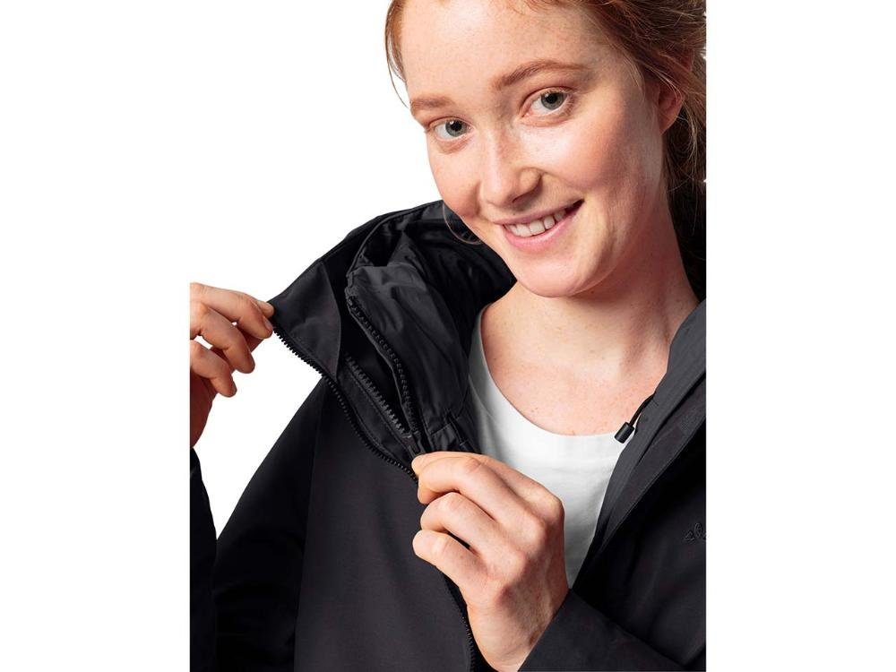 Winterjacke 1 black/black VAUDE VAUDE 3 'Annecy mit Damen-Mantel lll' Da Coat in