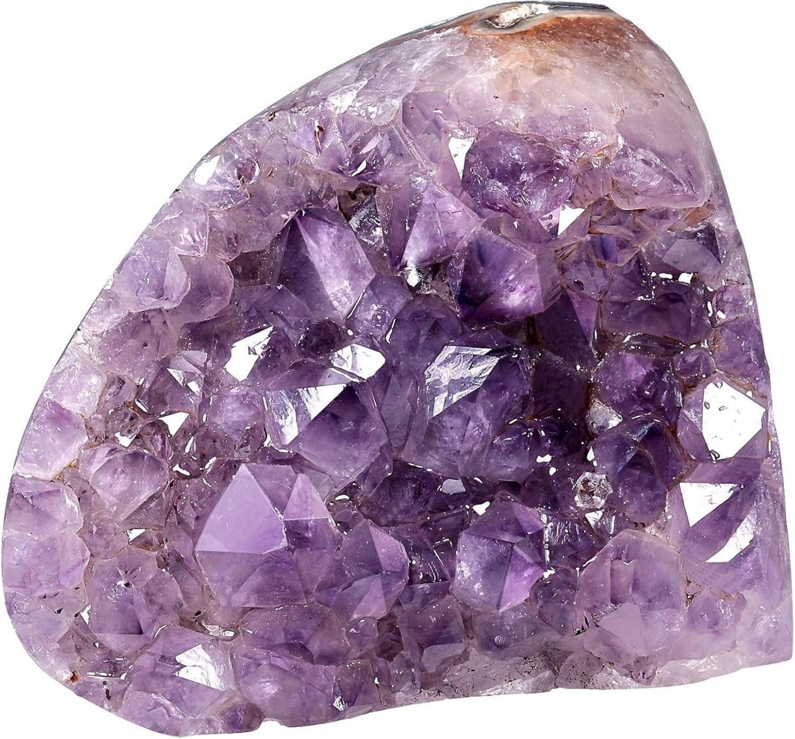 Edelstein Amethyst Druse Groß Kristall Dekoration Natürlicher Stein Cluster