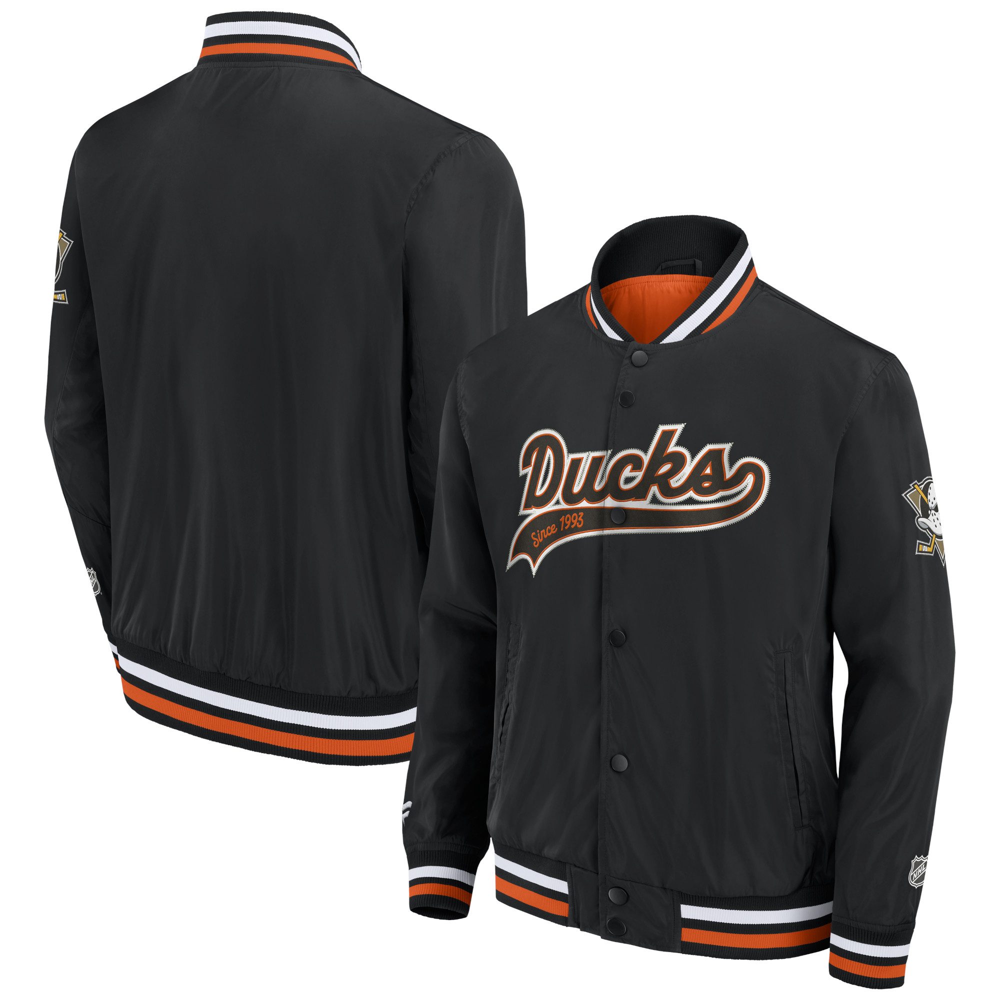 Fanatics Bomberjacke Fanatics Jacke Anaheim Ducks Sateen