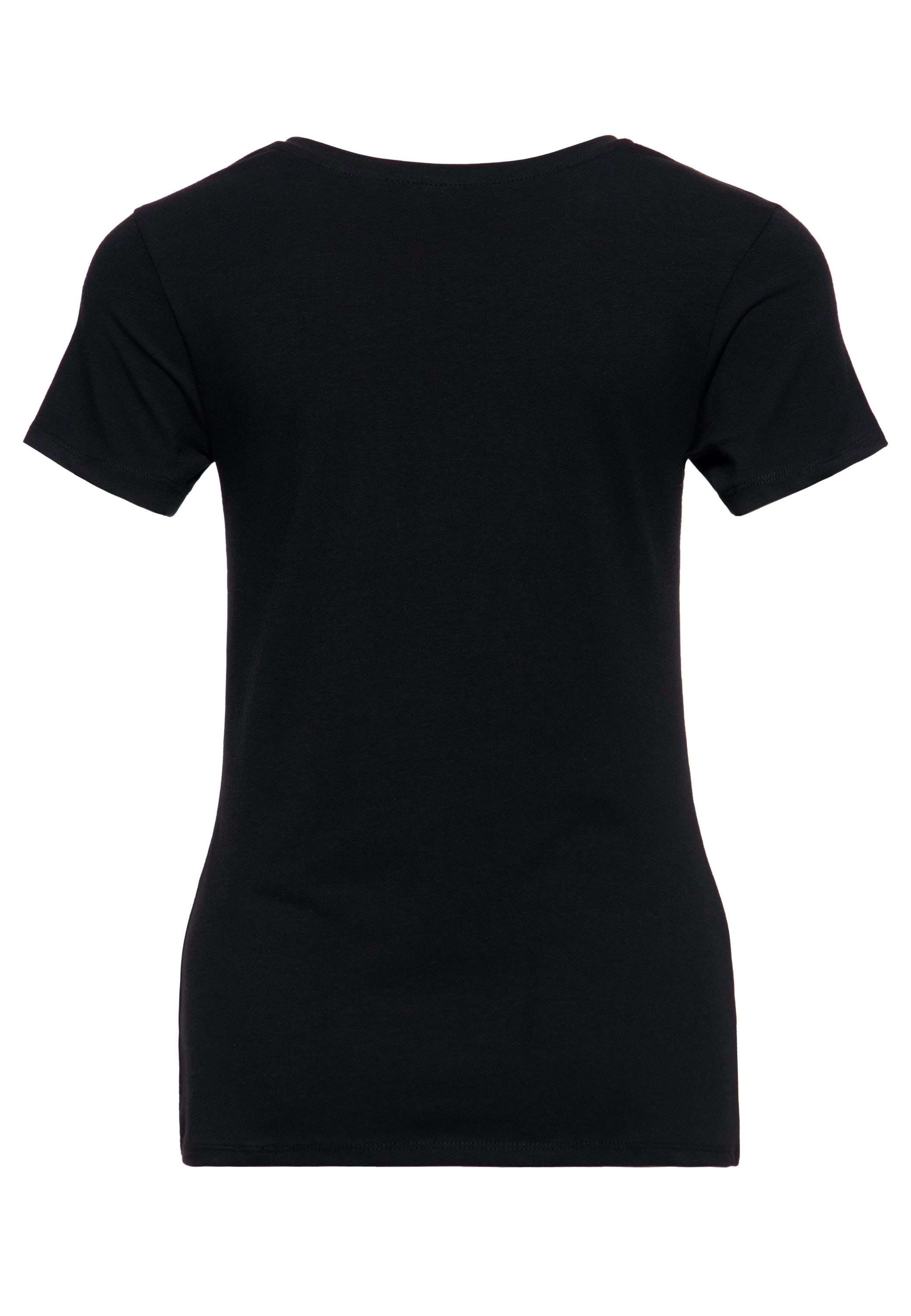 QueenKerosin Print-Shirt We can do it (1-tlg) mit großem Vintage Druck vorne