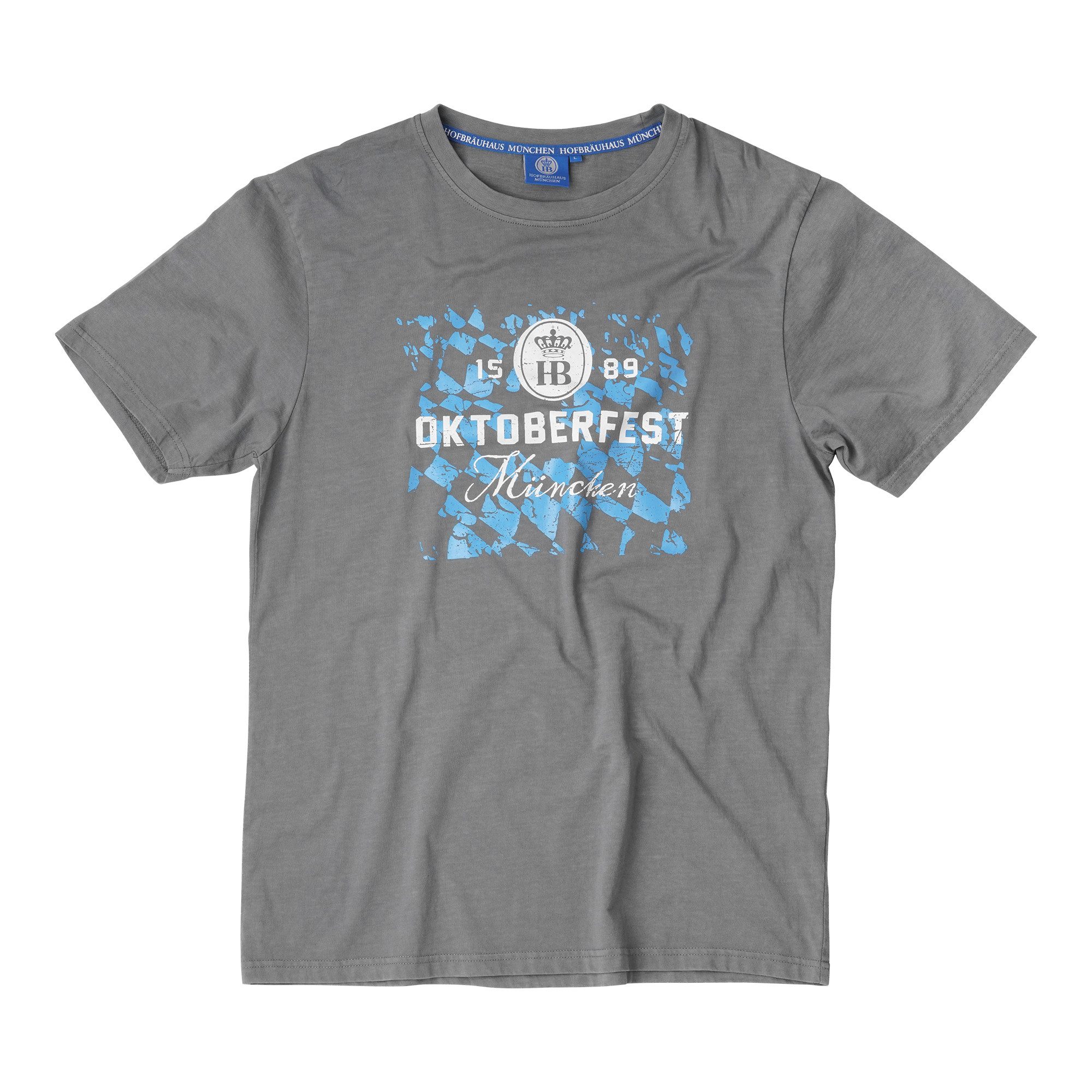 Hofbräuhaus München T-Shirt Herren "Raute" Oktoberfest aus 100 % Baumwolle