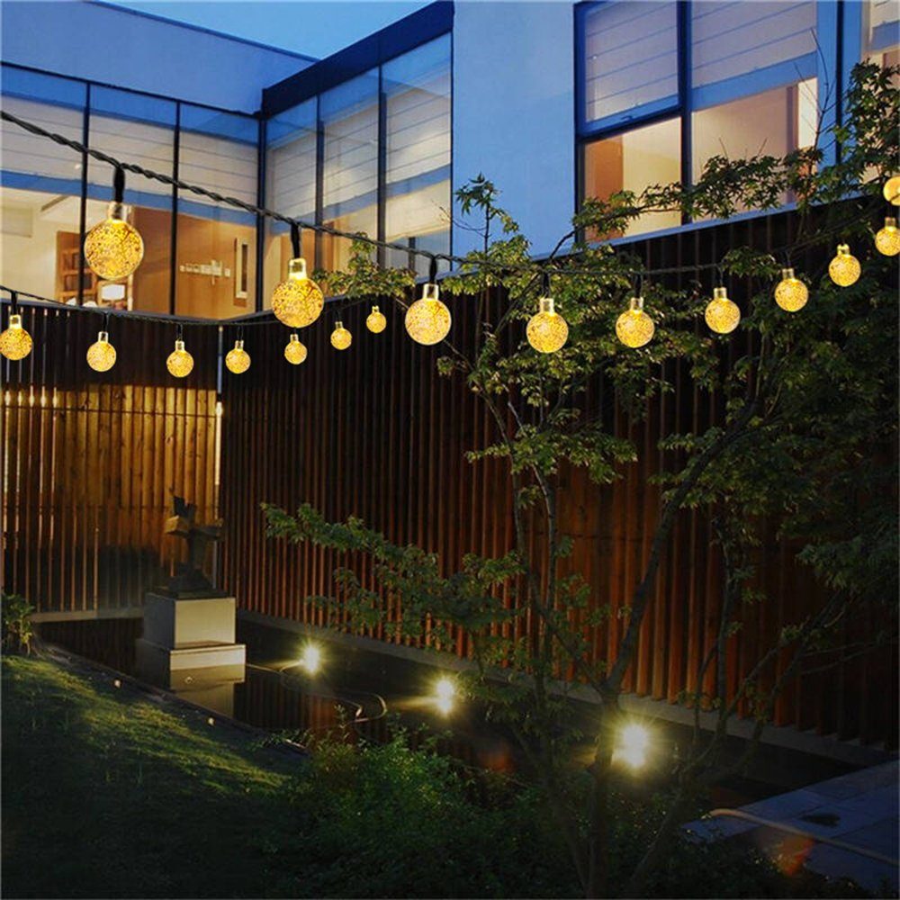 Salcar LED Solarleuchte 15m Solarlampe Außen 2 Lademodi USB & Solar Lichter günstig online kaufen