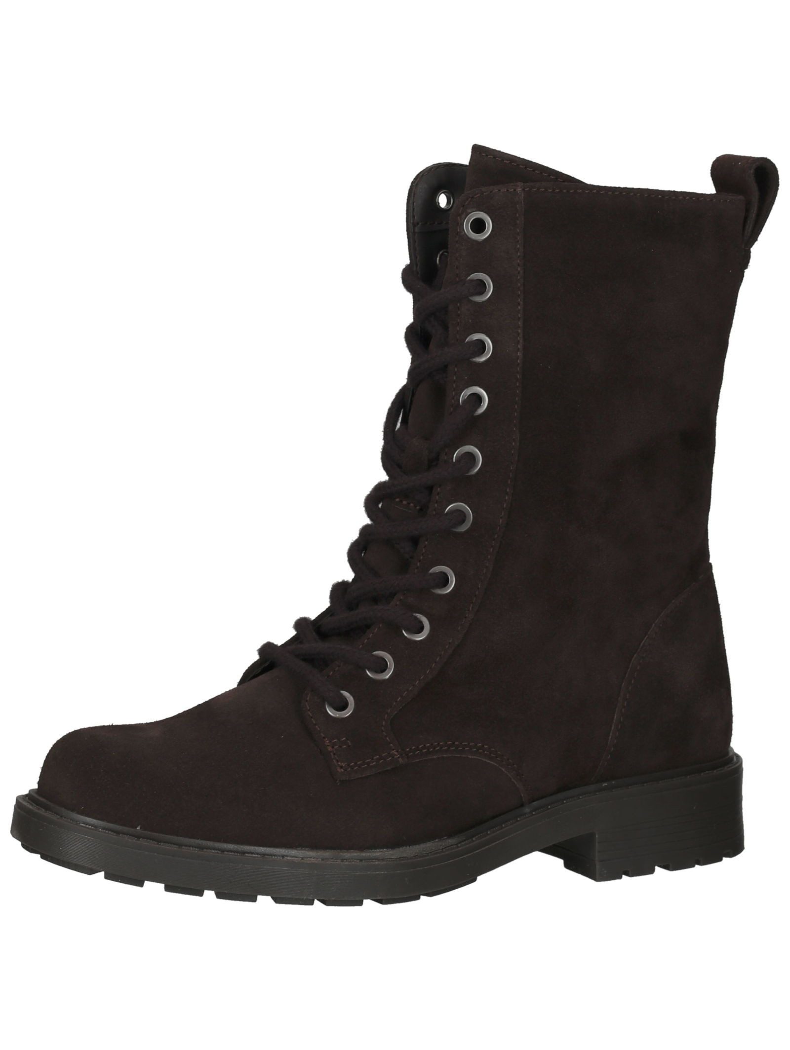 Clarks Stiefel Veloursleder Schnürstiefel