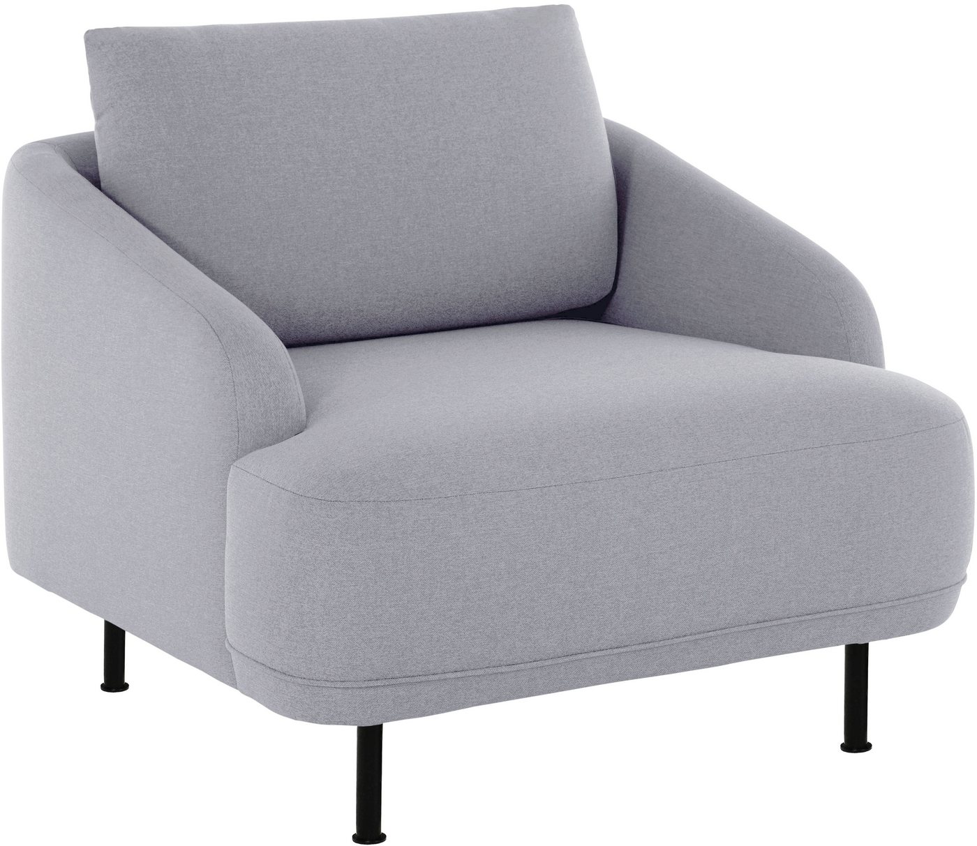 andas Sessel »Bendik«, Füße aus schwarzem Metall, Design by Morten Georgsen-HomeTrends