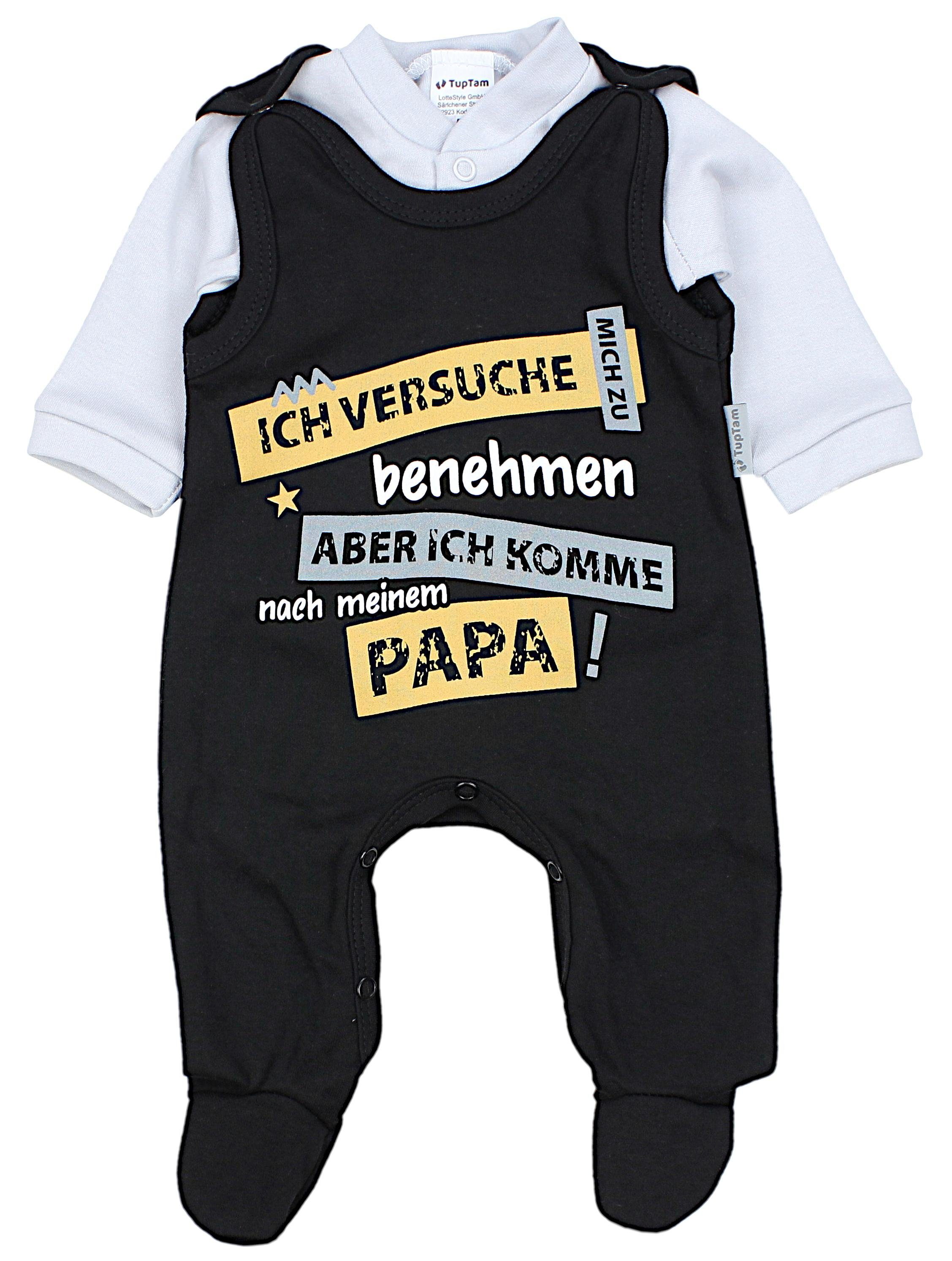 TupTam Erstausstattungspaket TupTam Unisex Baby Strampler Set Spruch Mamas & Papas Schatz