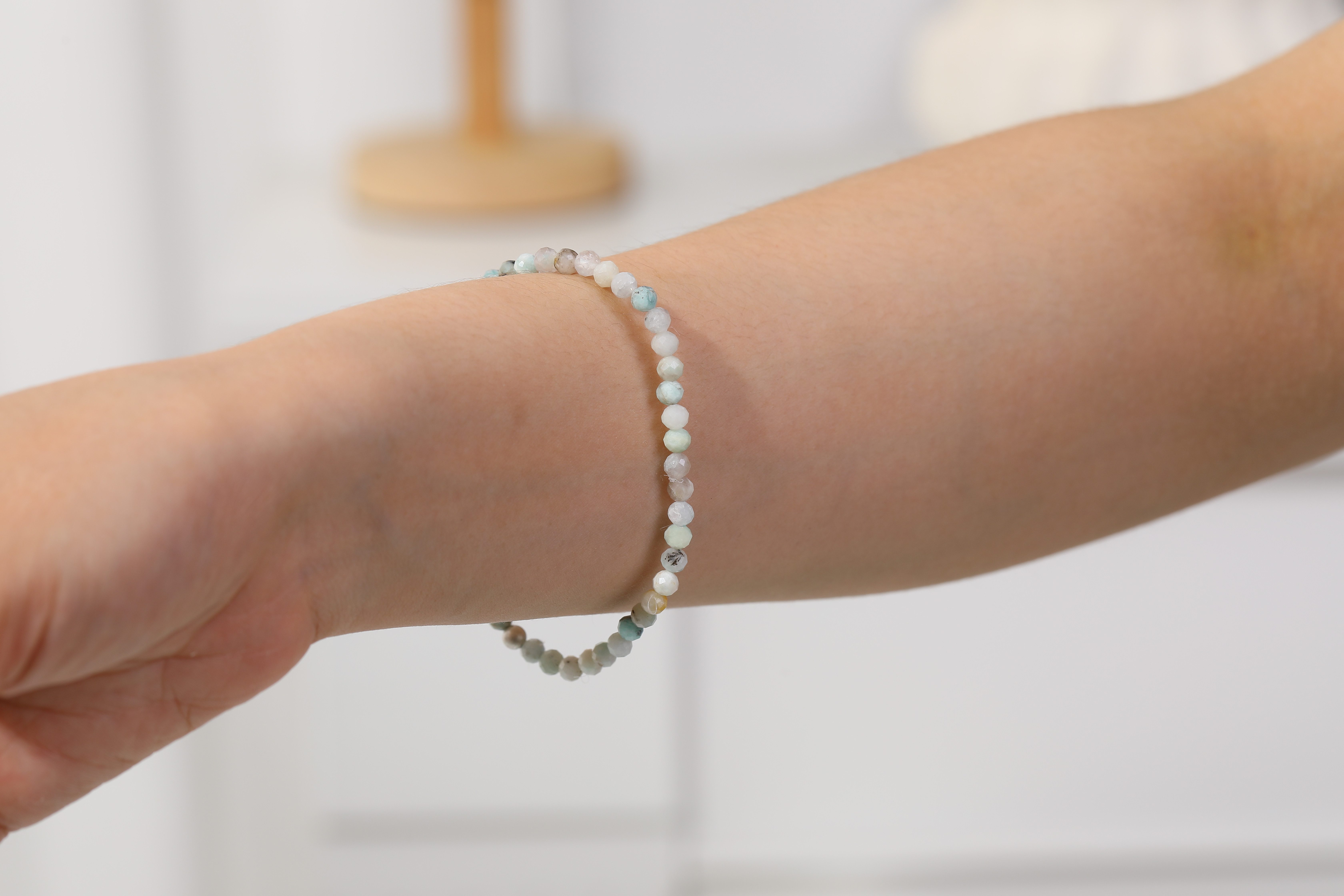 Kim Johanson Armband Naturstein Perlenarmband (1-tlg), mit 925 Sterling Silberperle