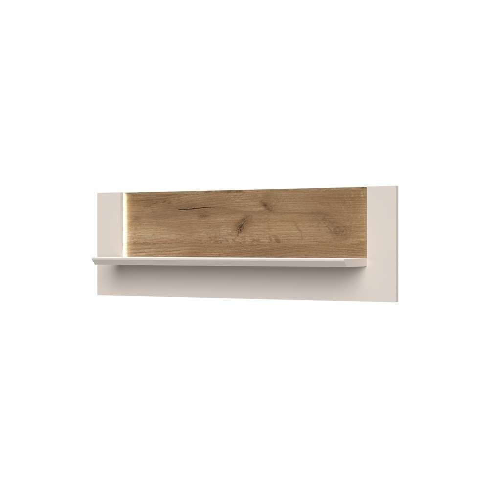 OTTO home Wandregal Sky45, Mit Beleuchtung, lackiert mit wasserbasiertem UV-Lack