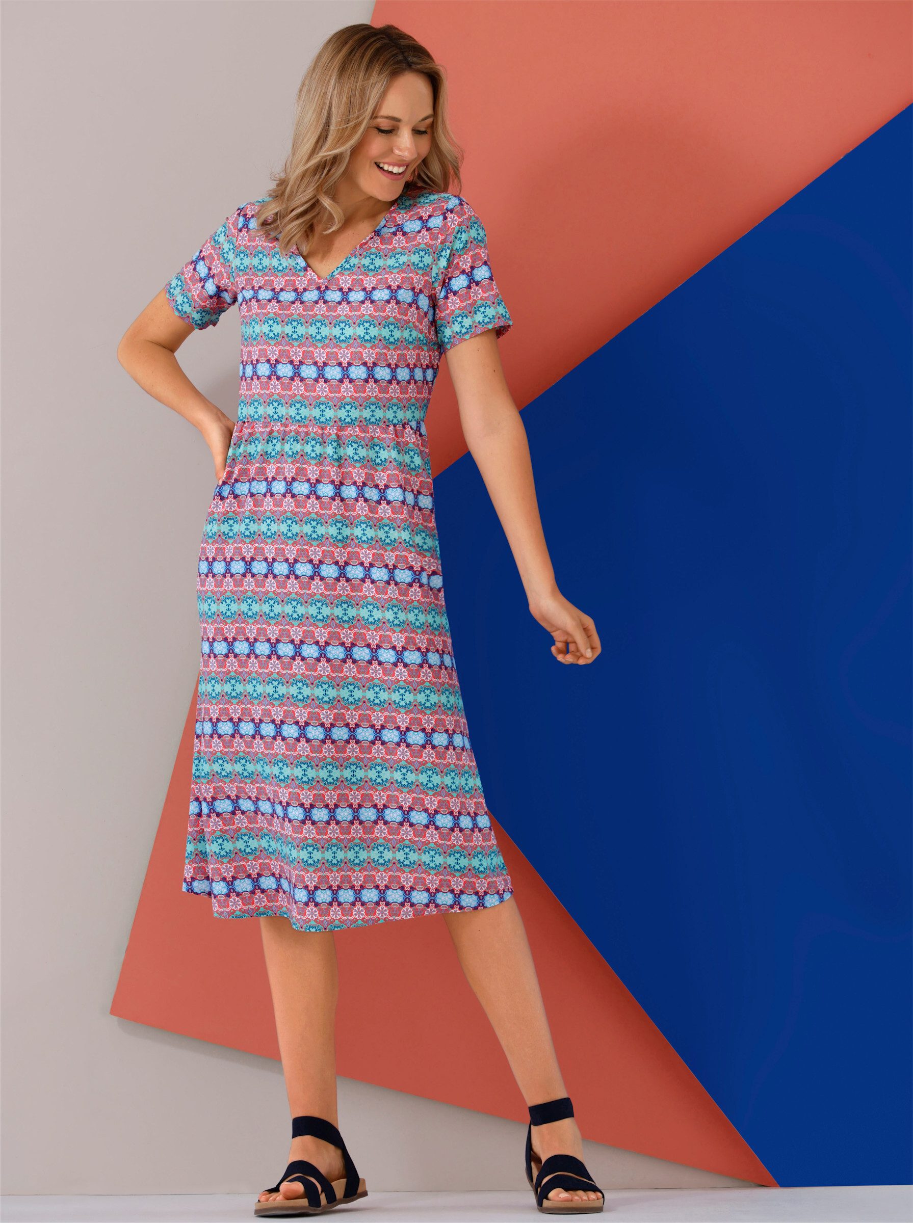 Sieh an! Etuikleid A-Linien-Kleid .