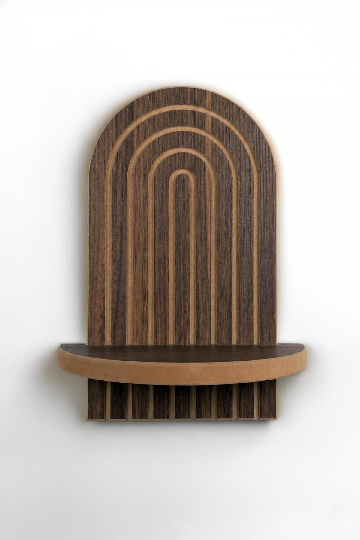 Skye Decor Deko-Wandregal Boho, aus melaminbeschichteter Spanplatte, geometrisches Design