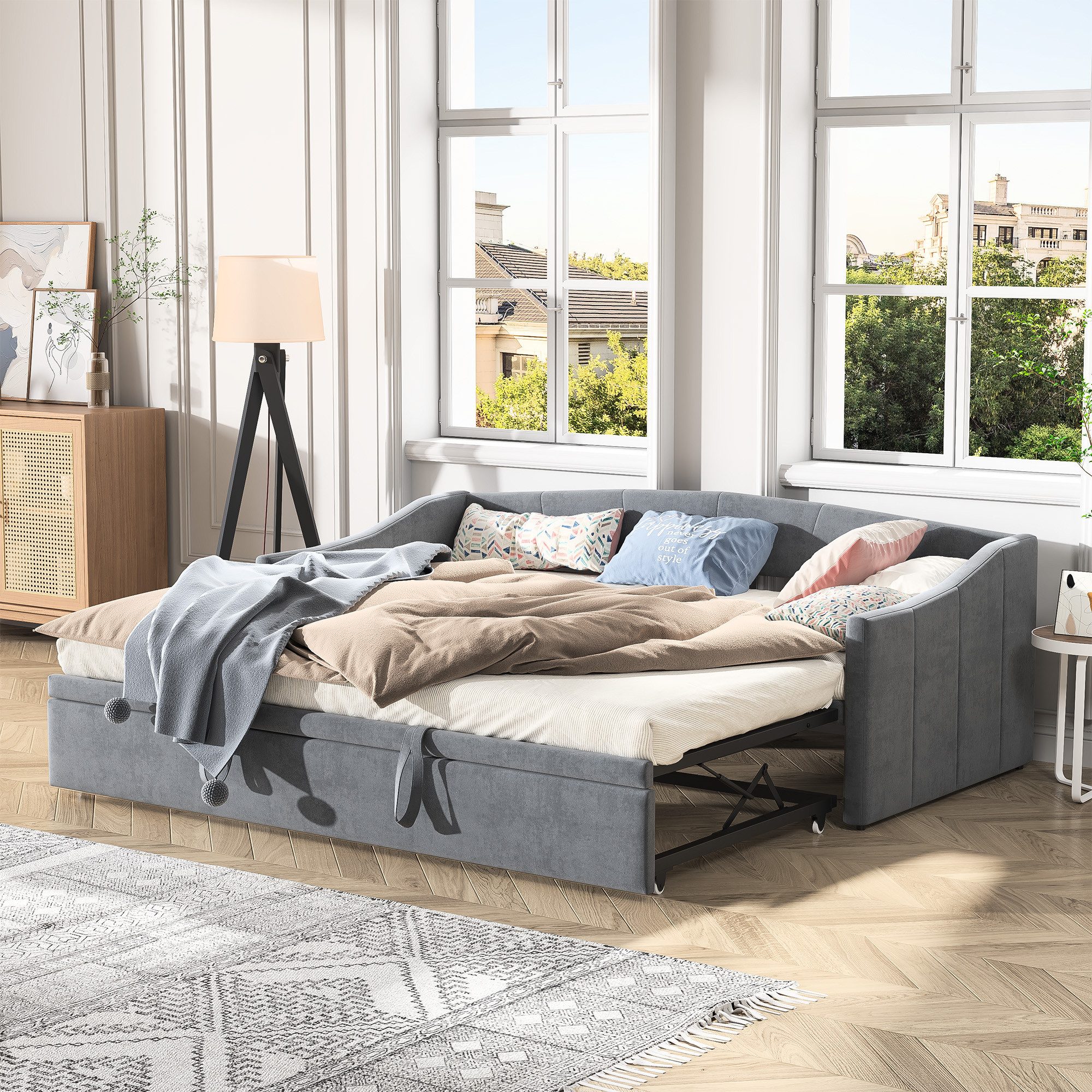 Polsterbett Tagesbett Daybett Ausziehbett
