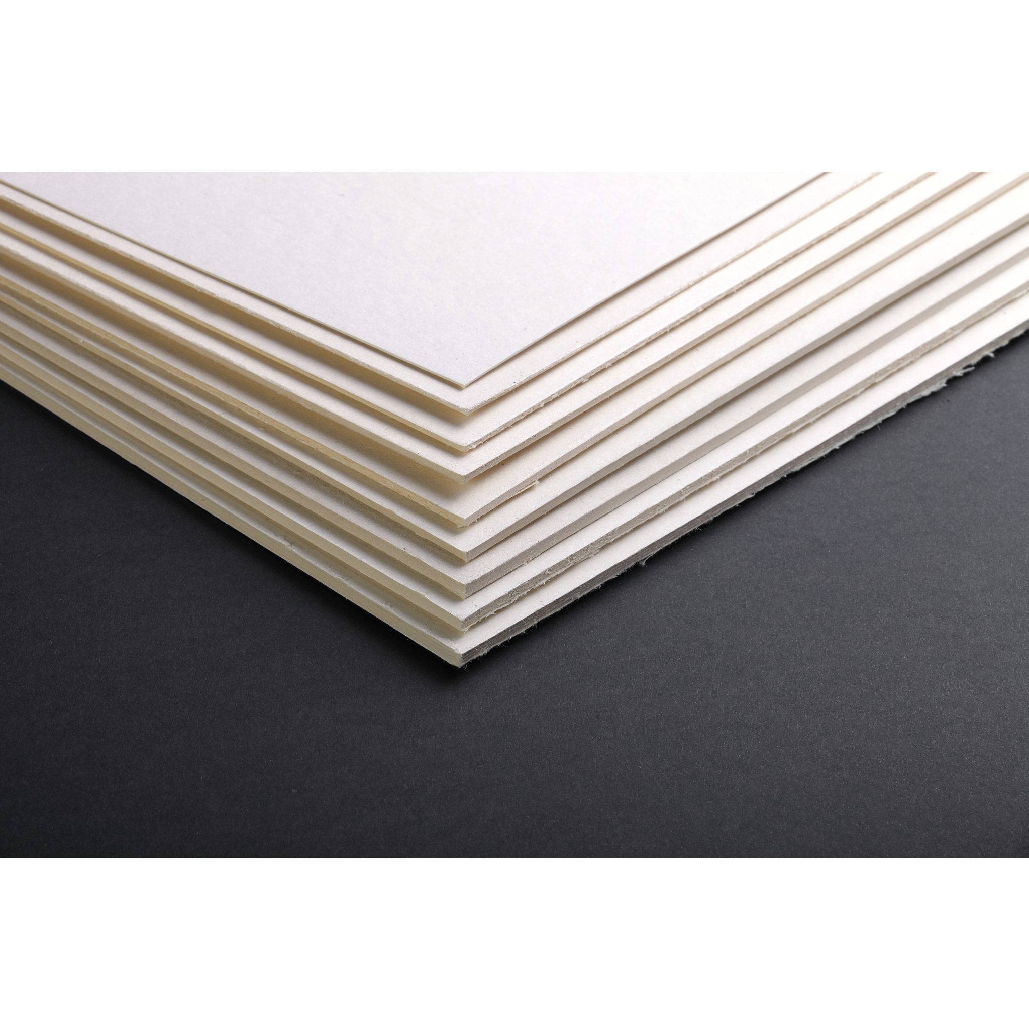 CLAIREFONTAINE Geschenkpapier Holzpappe 1mm, 500g 60x80cm 20 Bogen - Elfenbein 93999C, Bögen Clairefontaine