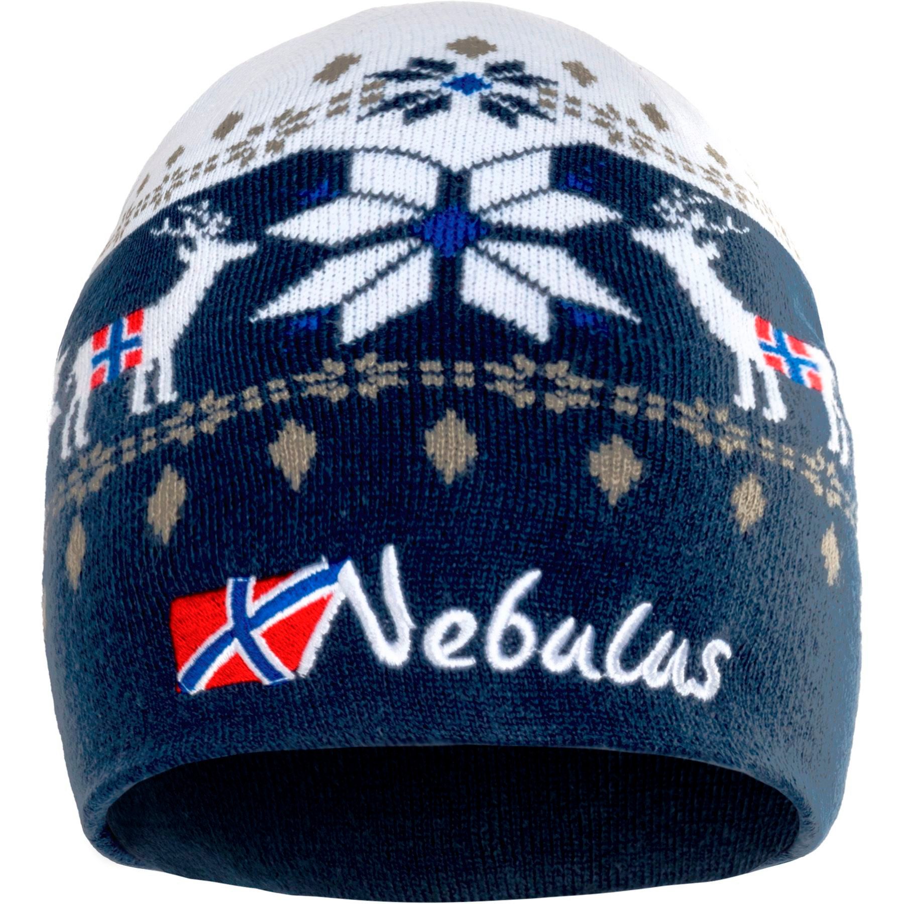 Nebulus Mütze & Schal INFINITY, P6123 - Unisex, navy-weiß, onesize günstig online kaufen