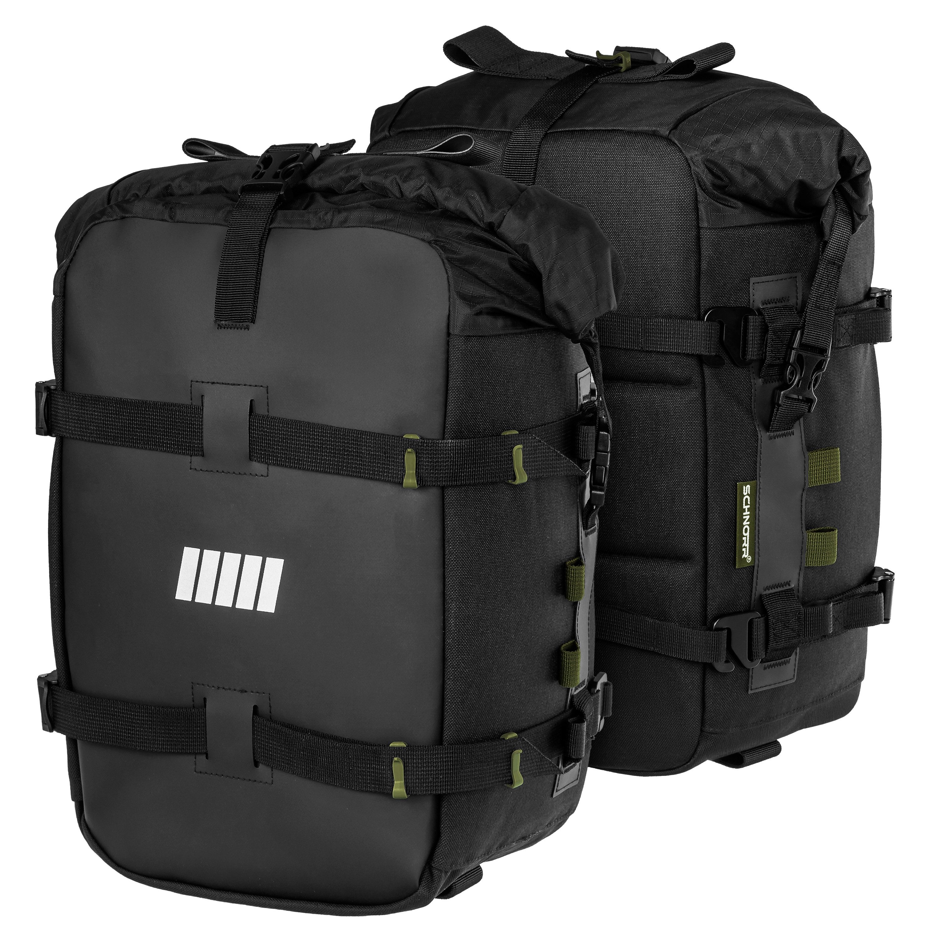 Gepäckträgertasche Motorrad Seitentasche / Hecktasche - 18 L - wasserdicht, flexibel Paar