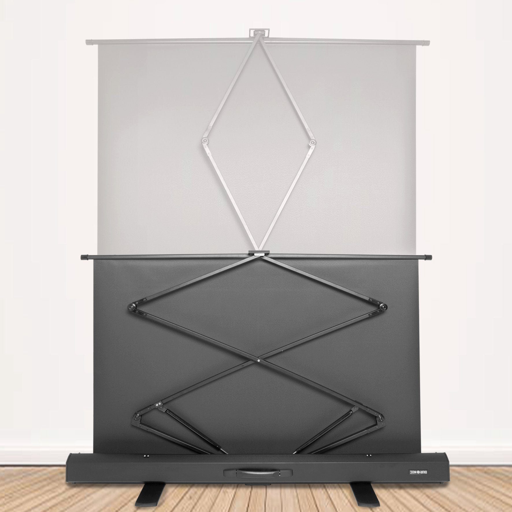 Duronic Pull-Up-Leinwand (FPS60 Leinwand, 60 Zoll mobile Kofferleinwand mit 122 cm x 91 cm)