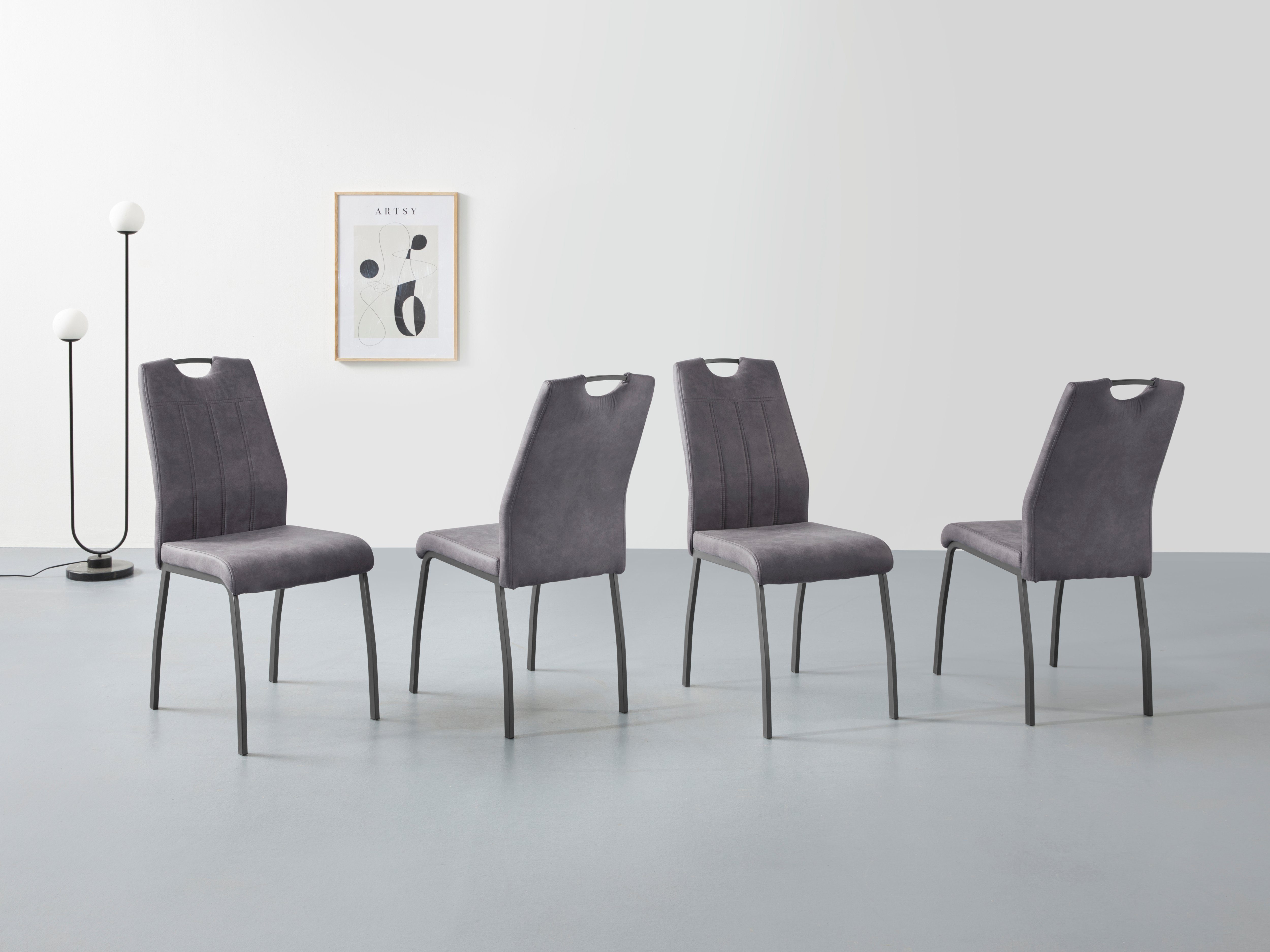 HELA Esszimmerstuhl ELIF (Set, 4 St), 140 Kg Belastbar, Küchenstuhl günstig online kaufen