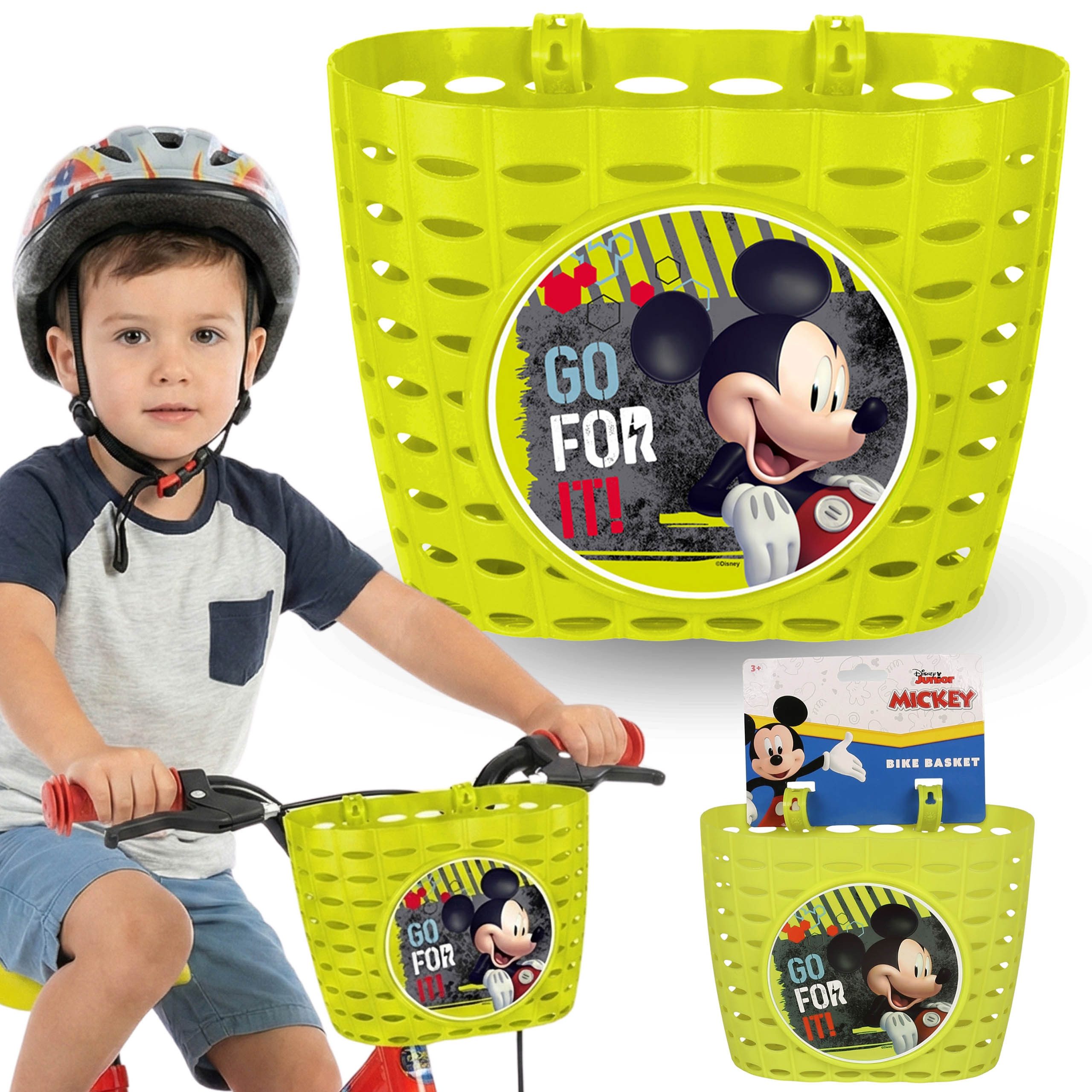Disney Mickey Mouse Fahrradkorb DISNEY Mickey Mouse Lenkerkorb 20x15x16 cm für Fahrrad
