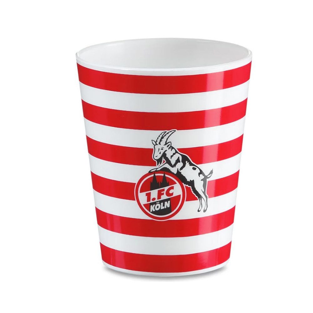 VertriebsArena GmbH Zahnbürste 1. FC Köln Zahnputzbecher "Ringel"