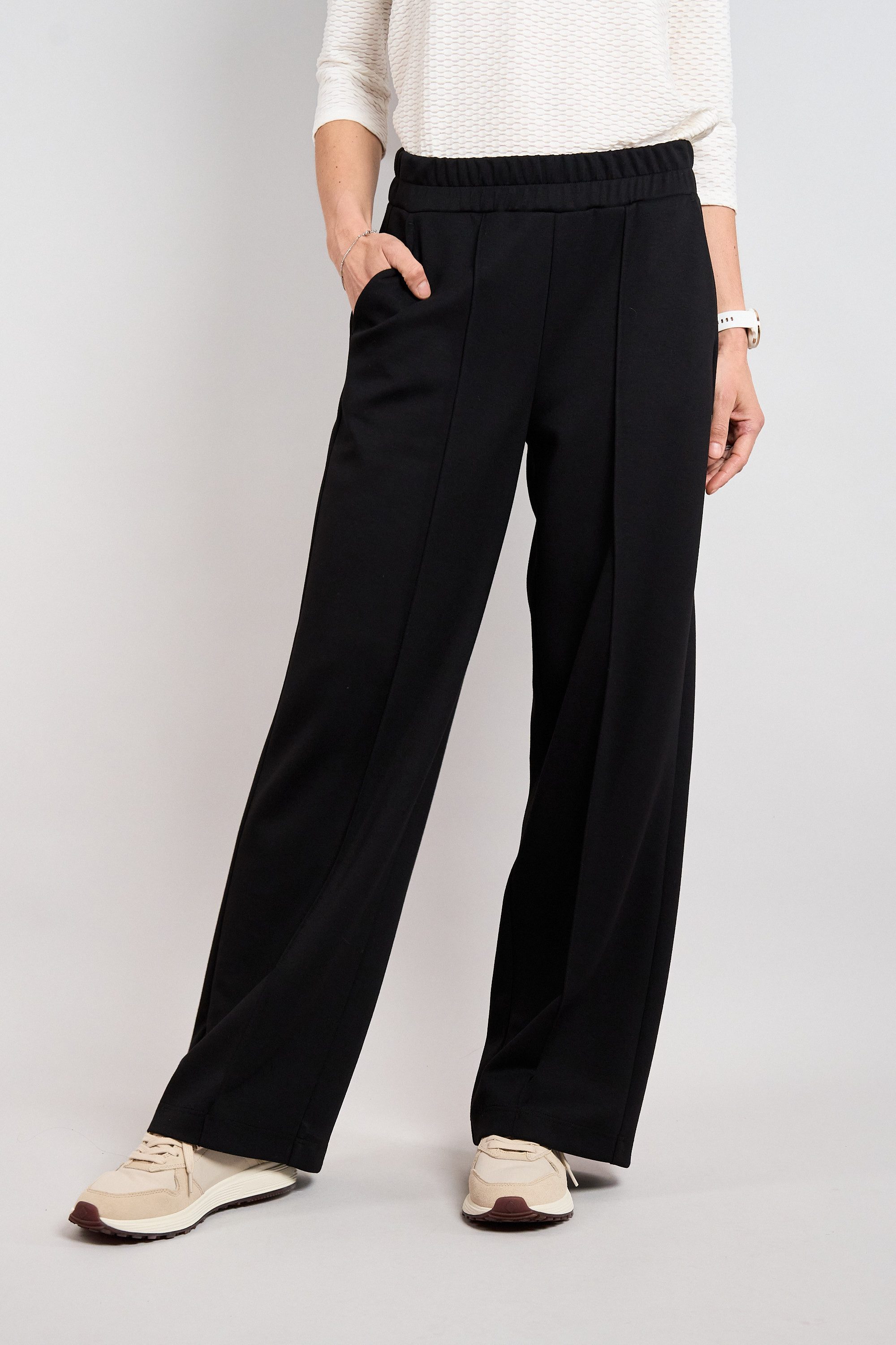Seidel Moden Stoffhose mit elatstischem Bund - MADE IN GERMANY