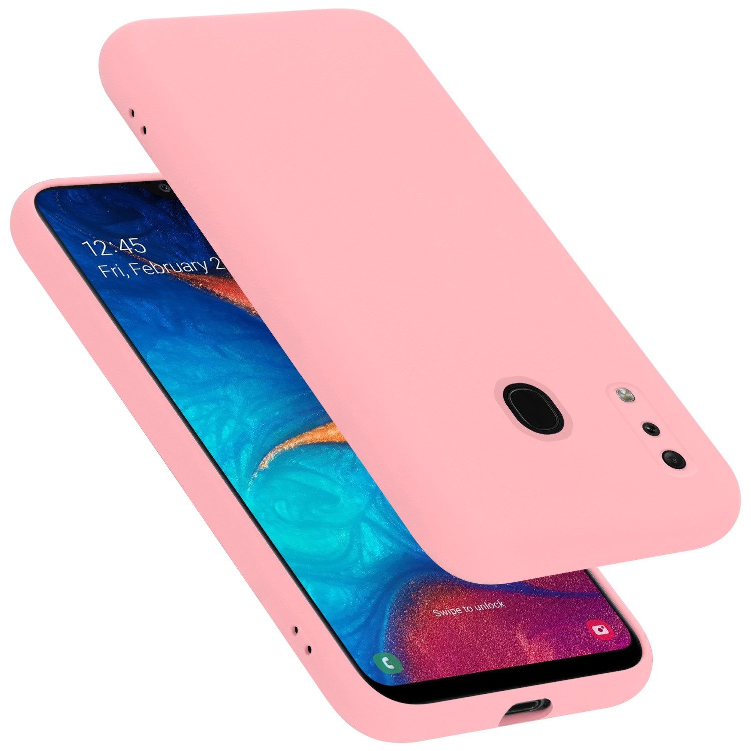 Cadorabo Handyhülle für Samsung Galaxy A20 / A30 / M10s Hülle Samsung Galaxy A20 / A30 / M10s, Flexible Hülle TPU Silikon Schutzhülle Back Cover Case