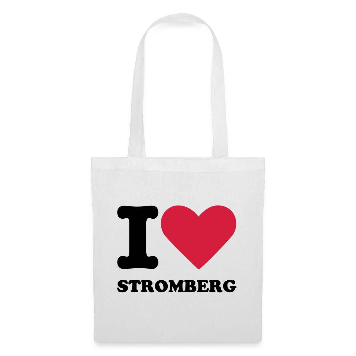 Spreadshirt Henkeltasche Stromberg Fanartikel I Love Stromberg Stoffbeutel (1-tlg)