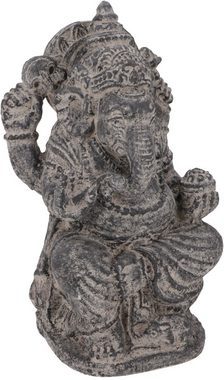Guru-Shop Dekofigur Massiver Ganesha aus Stein