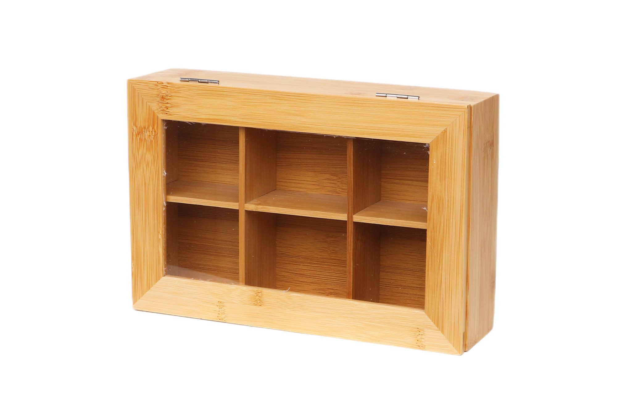Cheffinger Küchenorganizer-Set Bambus Teebox mit 6 günstig online kaufen