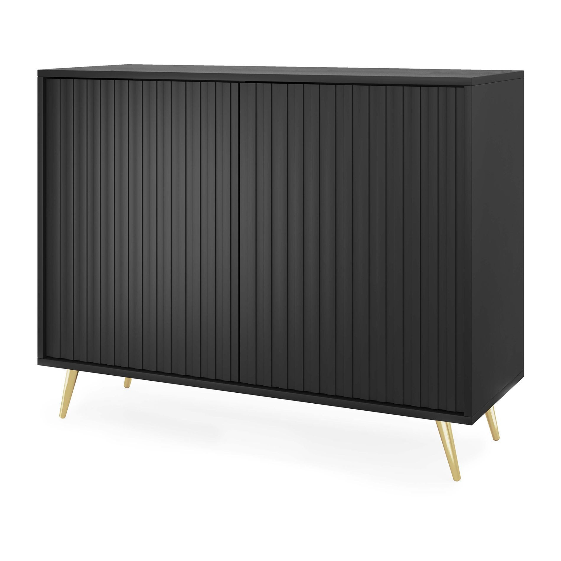 Selsey Sideboard BELLO, 2-türig mit Lamellenfronten günstig online kaufen