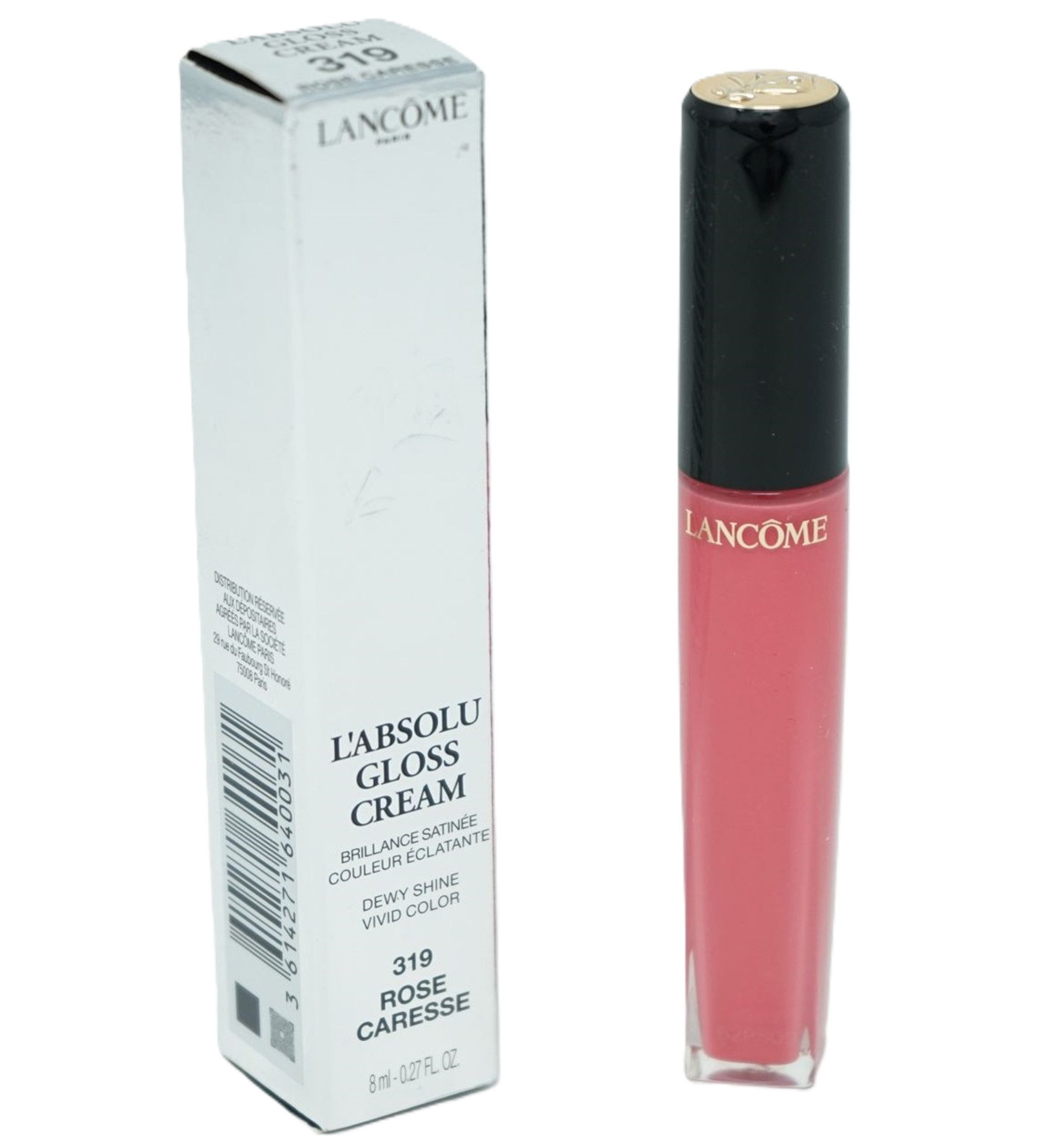 Lippenstift LANCOME L'Absolu Lacquer Lipgloss Liquid Lipstick 319 Rose Caresse