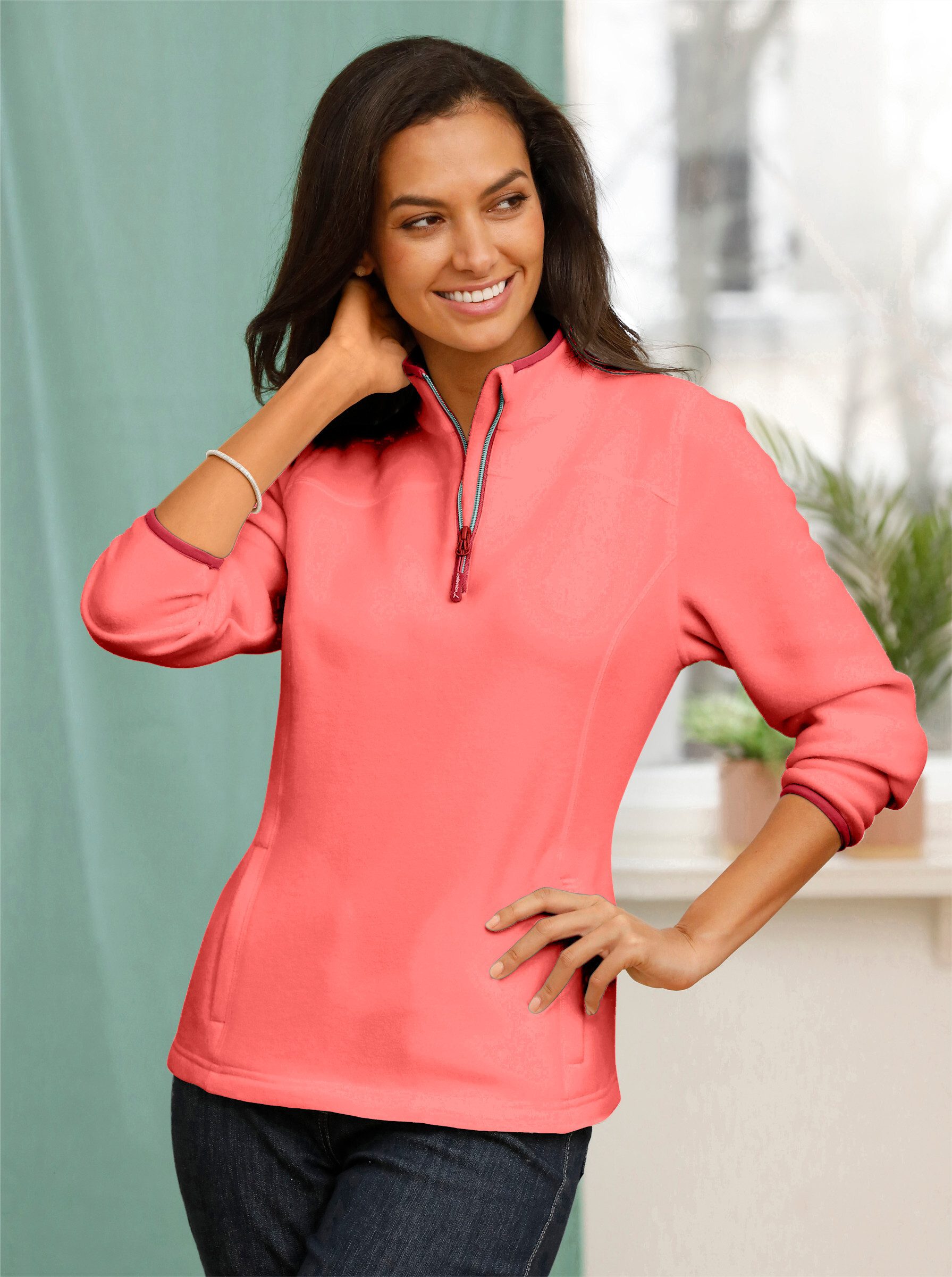 Witt Fleeceshirt Fleece-Shirt Langarm Länge ca. 66 cm – Bild 4 von 5