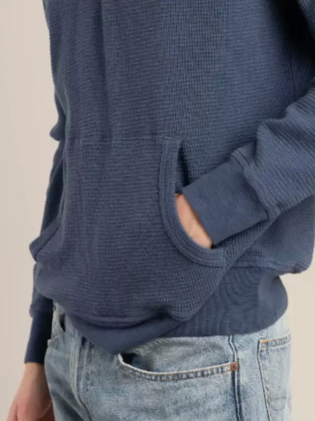 Polo Ralph Lauren Strickpullover Sweatshirt Kapuzen Strick Pullover Sweater Hoodie Kängurutasche, Kapuze mit Kordelzug,Rippbündchen