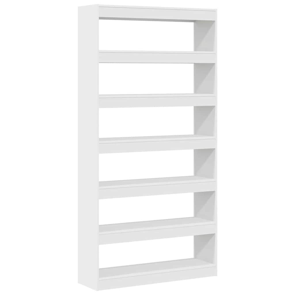 vidaXL Bücherregal Bücherregal Weiß Holzwerkstoff günstig online kaufen