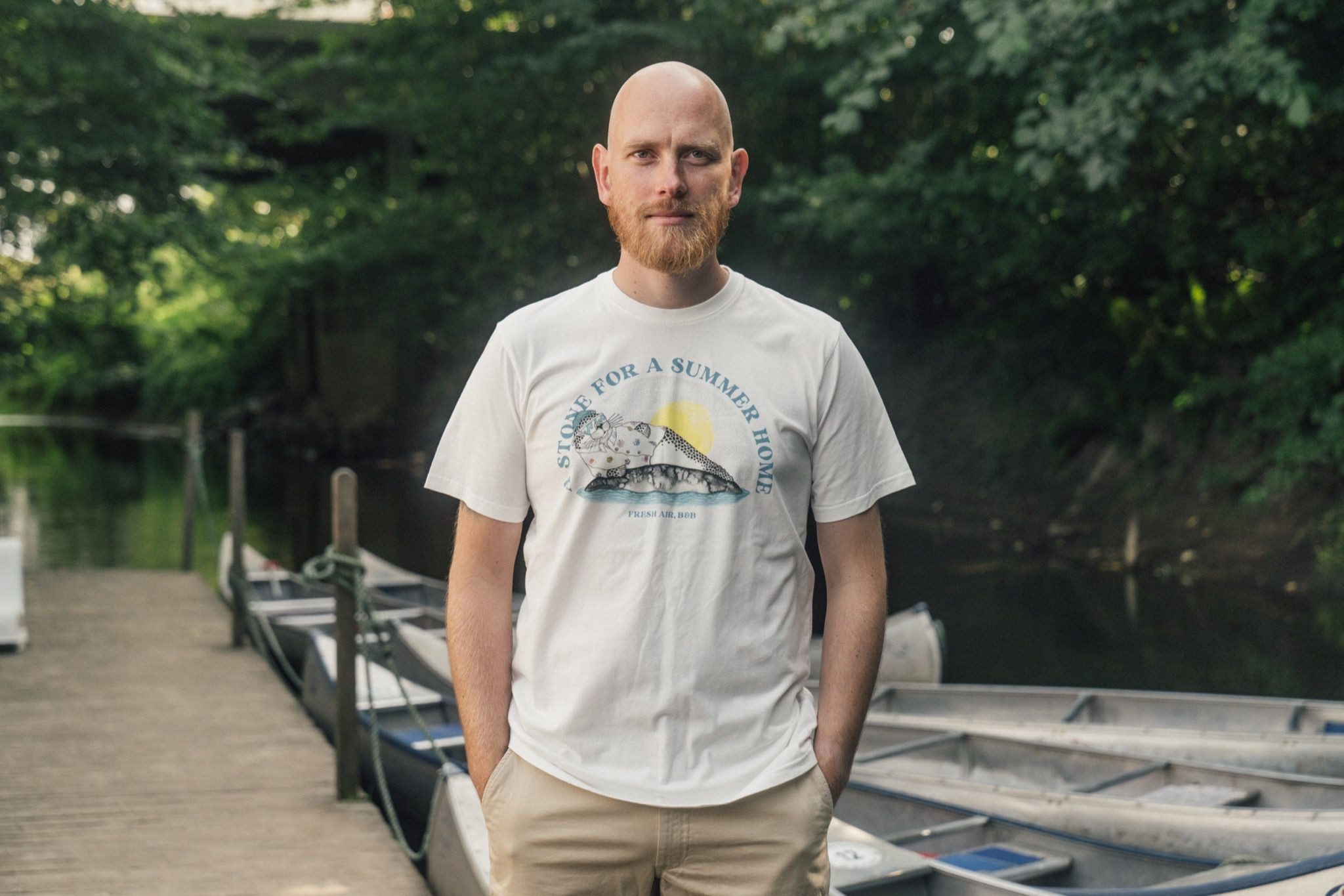 Lakor T-Shirt VACATION Stone