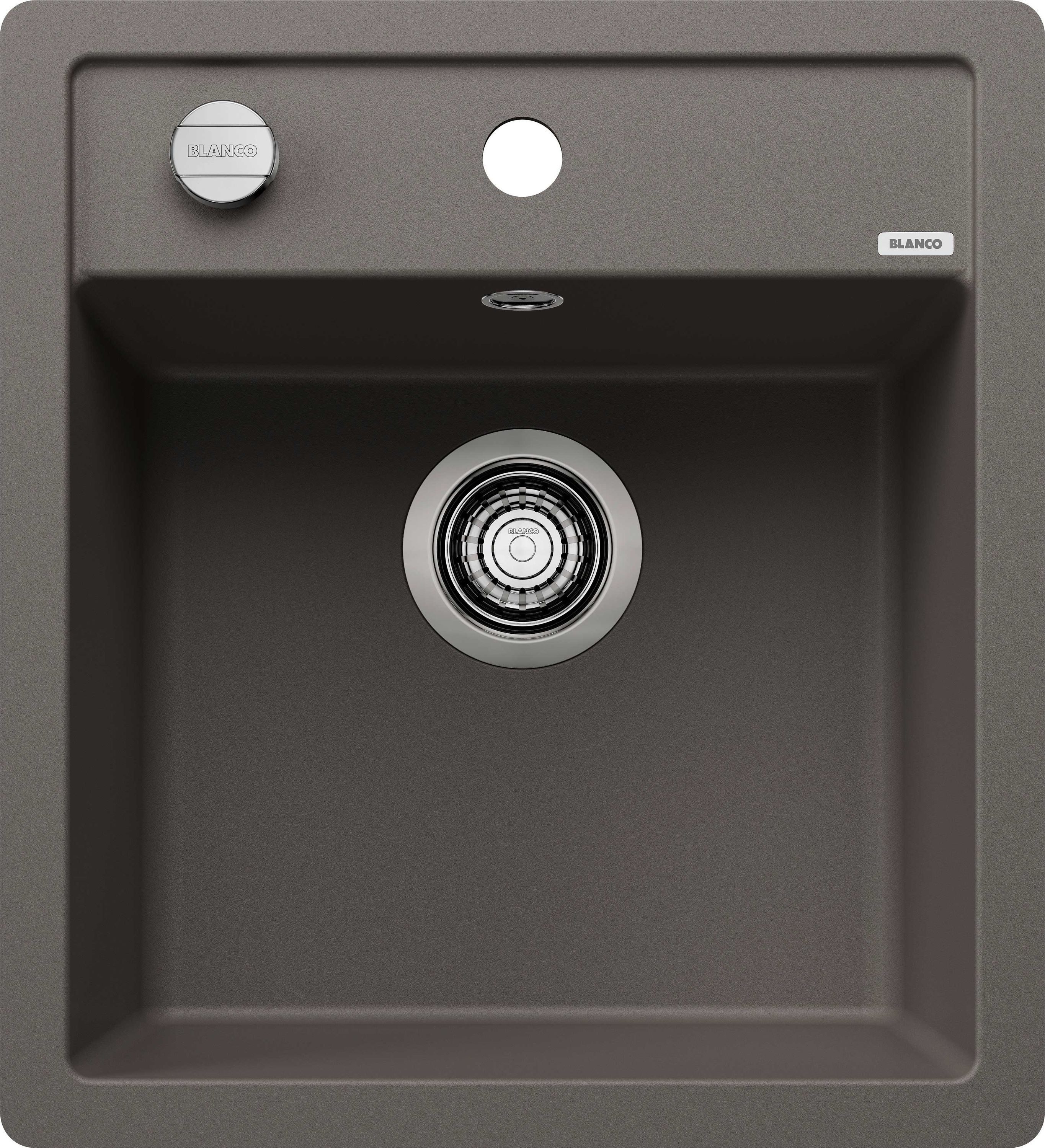 Einbauspüle DALAGO 45-F Einbauspüle SILGRANIT vulkangrau ab 45 cm Excenter