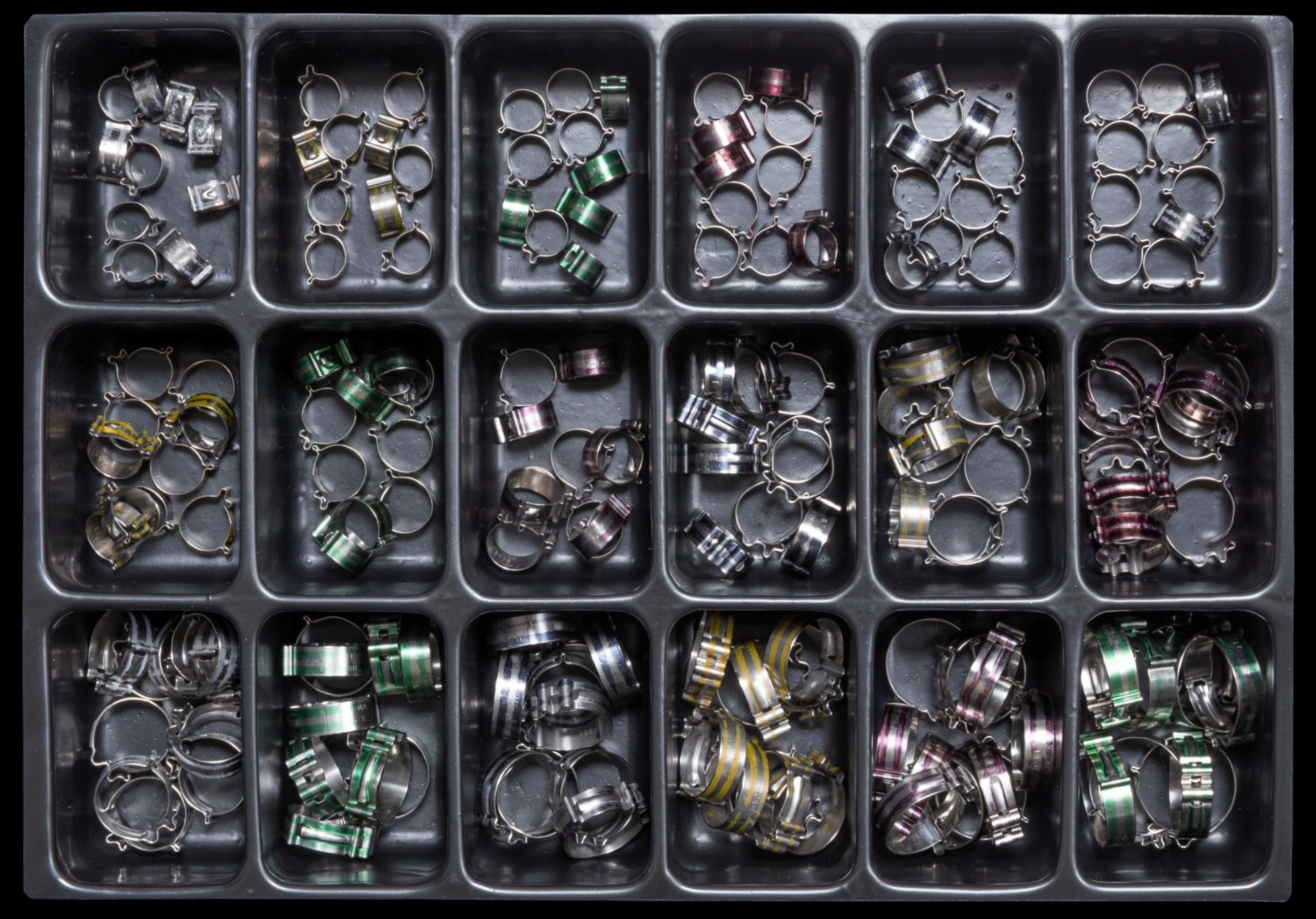 Dresselhaus Schlauchschelle Sortimente Schlauchschellen Norma / Cobra Edelstahl A2, schwarz-8607