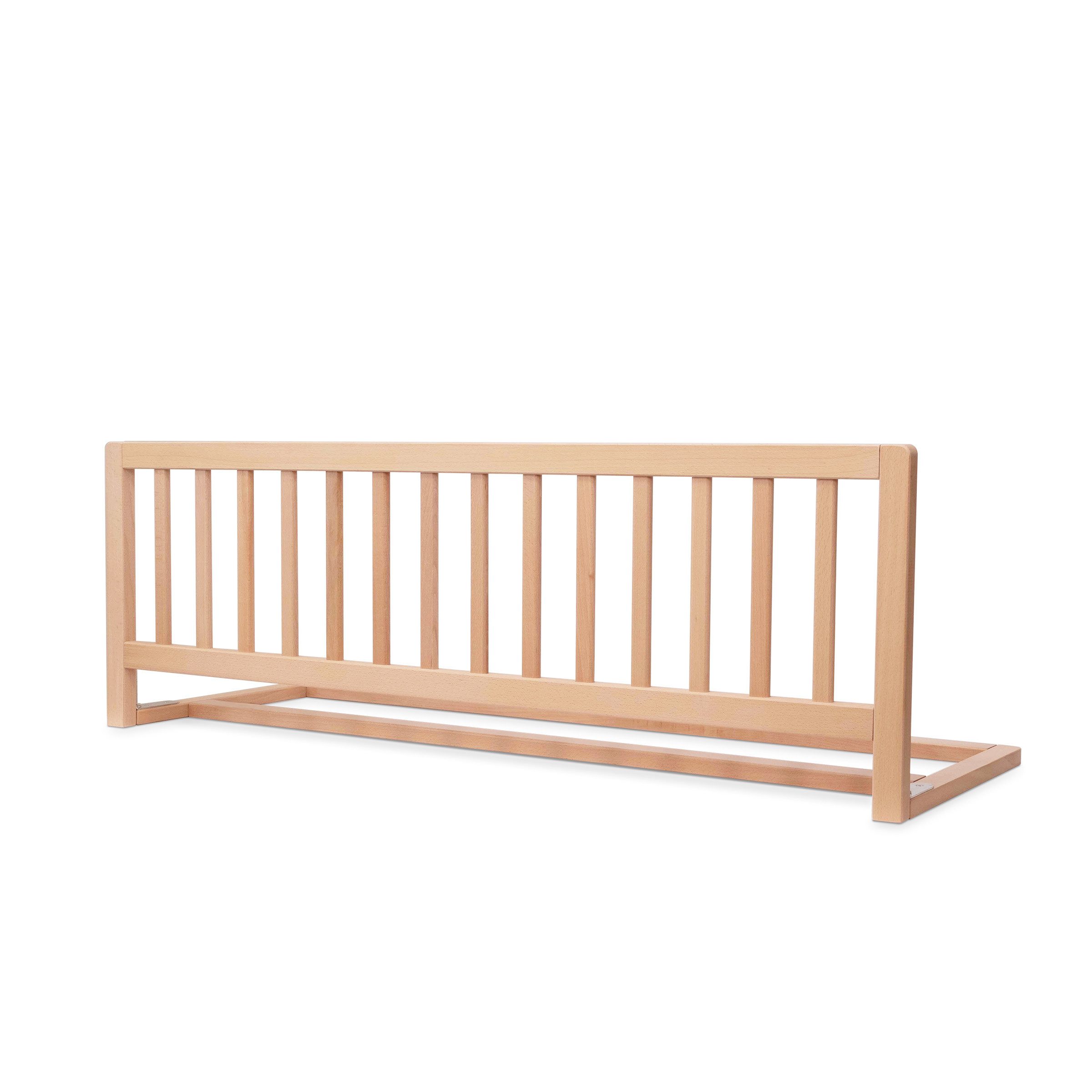 Ehrenkind Bettschutzgitter Rausfallschutz aus Buche Massivholz (Schütz vor dem Herausfallen, Klappbar), fertig montiert geliefert, FSC® zertifiziert