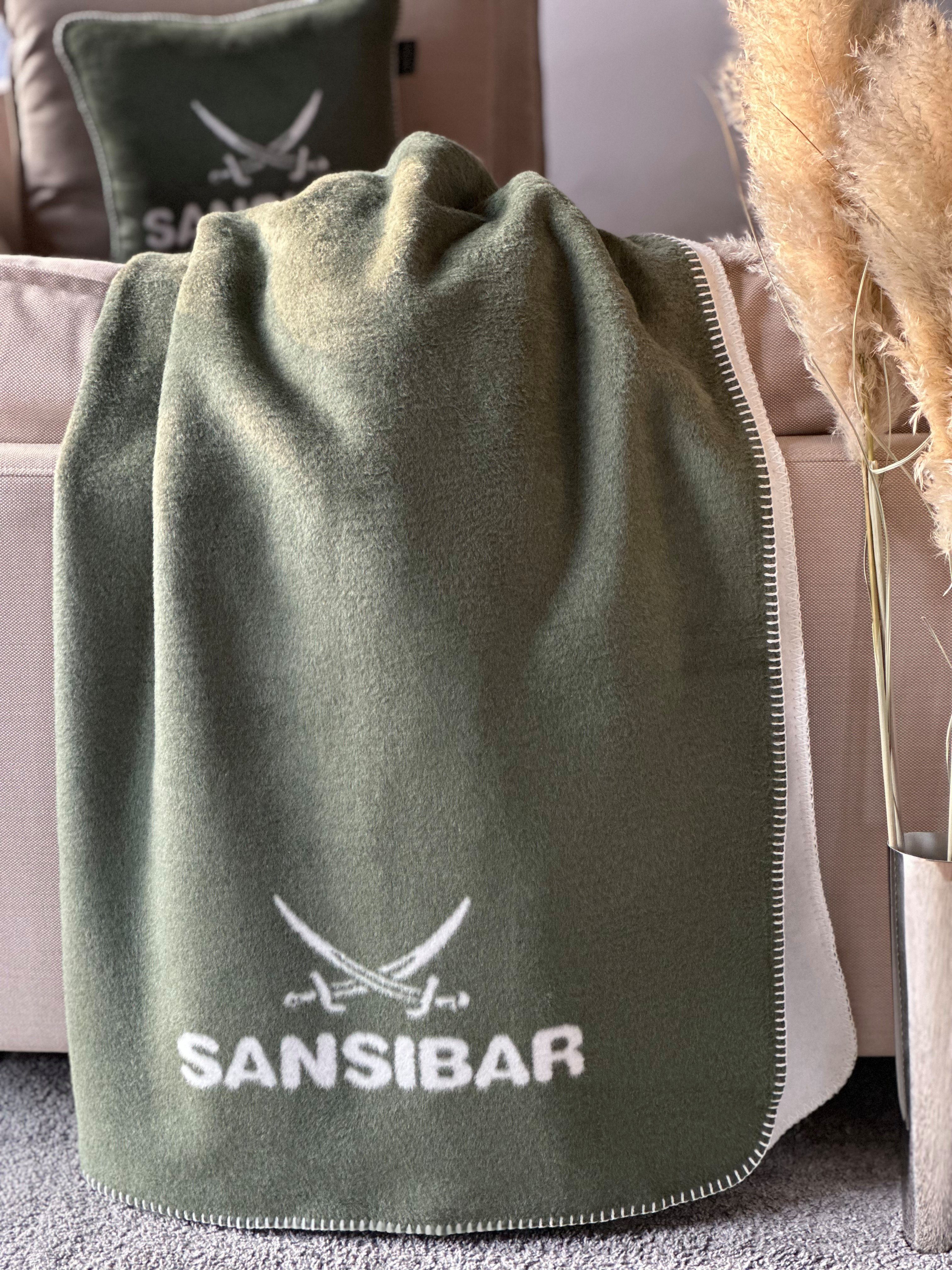 Wohndecke Jacquard Decke „Doubleface“, Sansibar Plaid, 150x200 cm, Sansibar günstig online kaufen