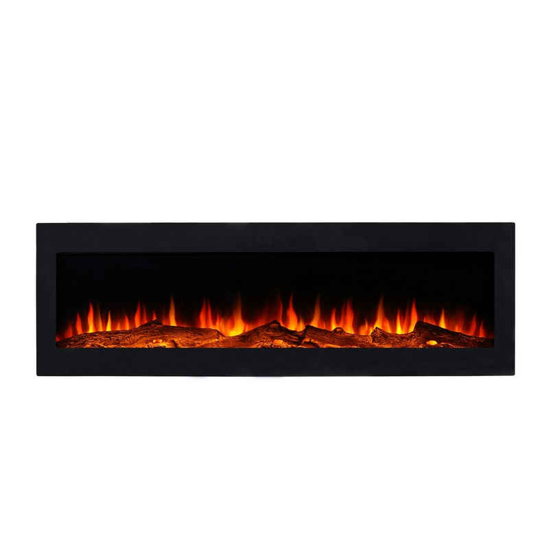 El Fuego Elektrokamin Cortina Elektrokamin Wandkamin Einbaukamin 110cm El Fuego®, Thermostatsteuerung