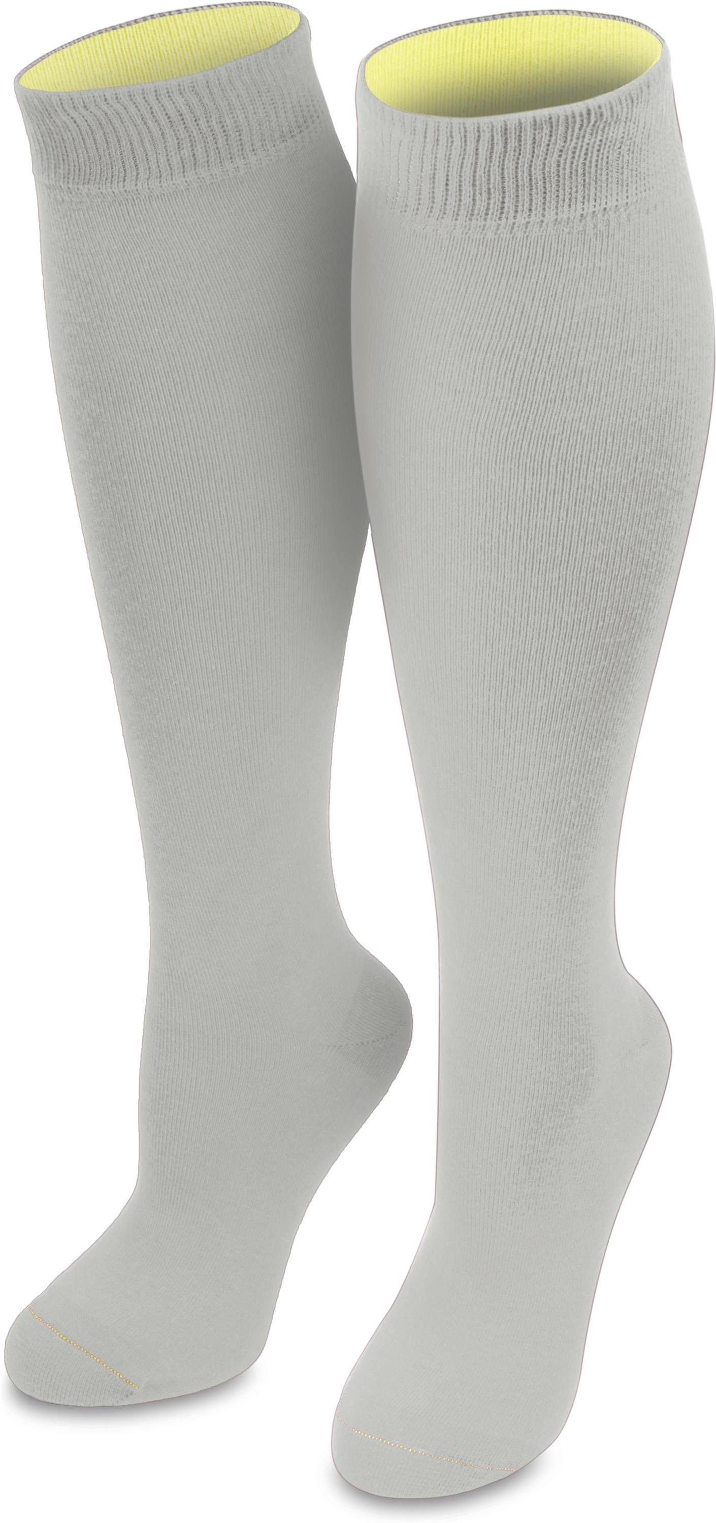 normani Гольфи 1 Paar Гольфи Bi-Color (1-Paar, 1 Paar) farbig abgesetzter Bund