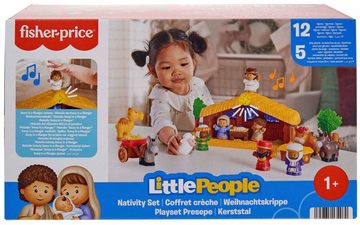 Fisher-Price® Lernspielzeug Little People Krippe für Kleinkinder, Mit Licht und Sound