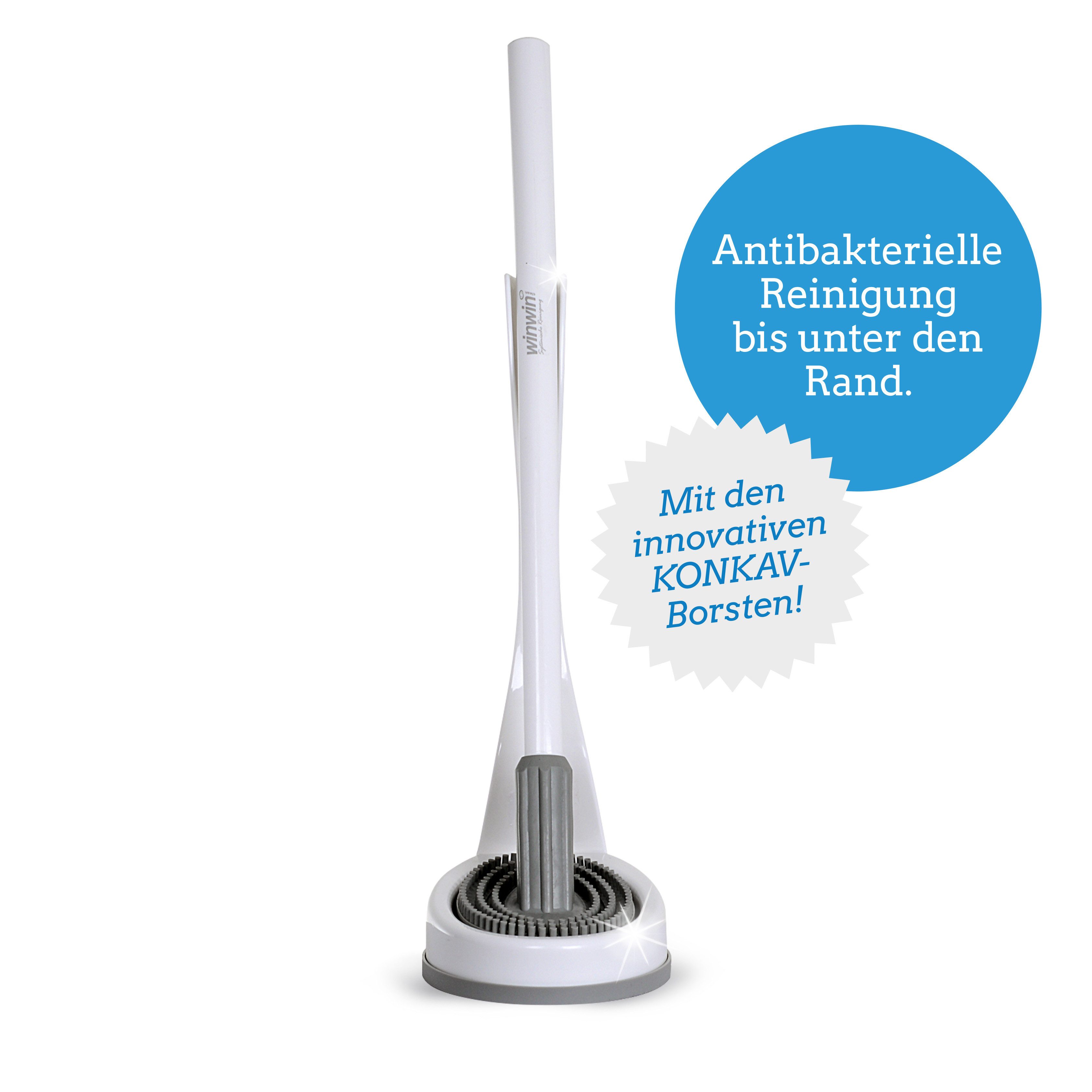 winwinCLEAN WC-Reinigungsbürste winwinCLEAN® WC Cleaner I WC-Bürste I Toilettenbürste I antibakteriell, Spülmaschine, Toilette, Badezimmer, Waschmaschine, Abfluss, Bidet, (1-tlg)