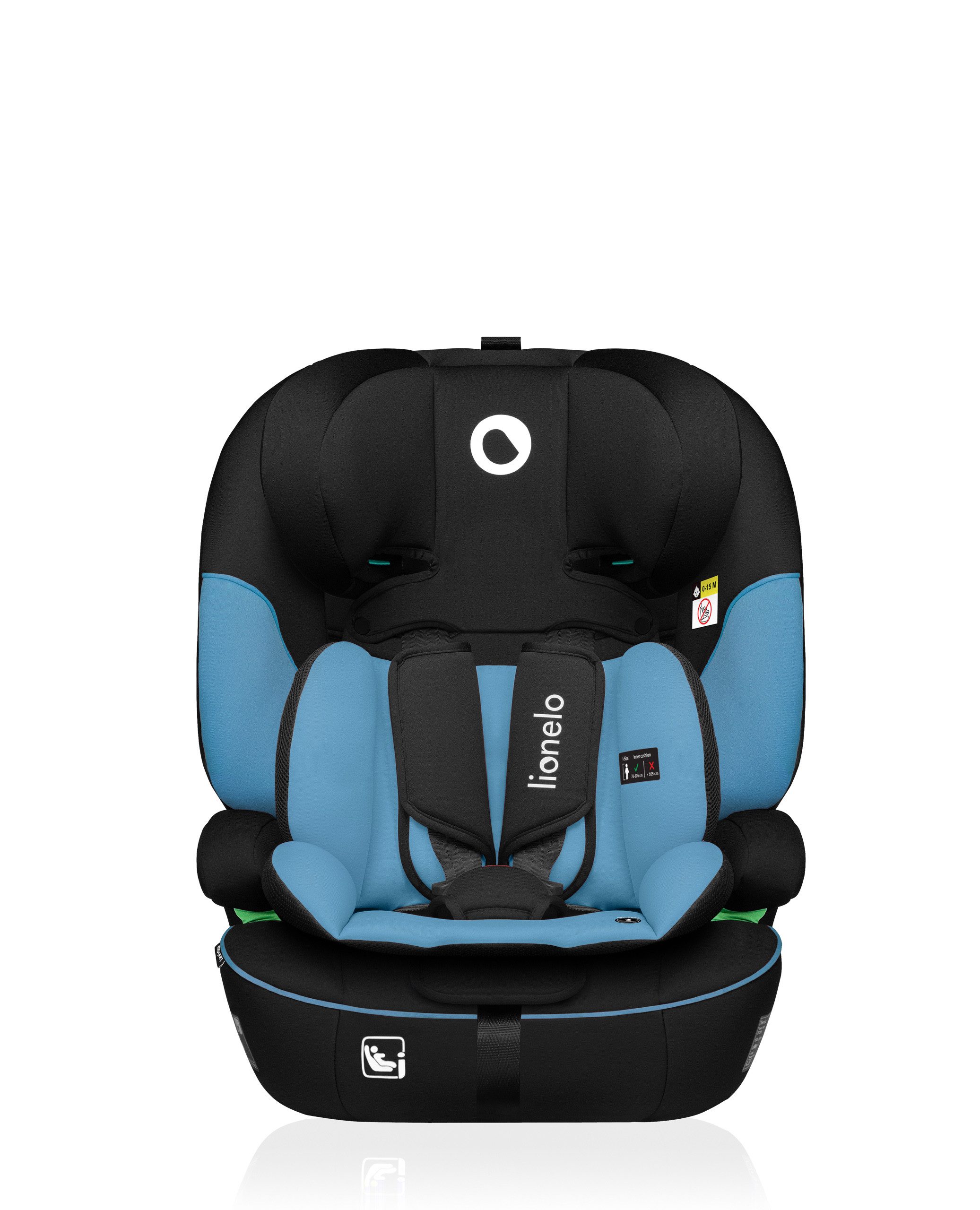 lionelo Autokindersitz LEVI I-SIZE, ab: 15 Monaten, bis: 12 Jahre, (Set), i-Size / Universell passend, passt in alle Autos