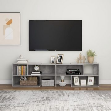 furnicato TV-Schrank Betongrau 149x30x52 cm Holzwerkstoff