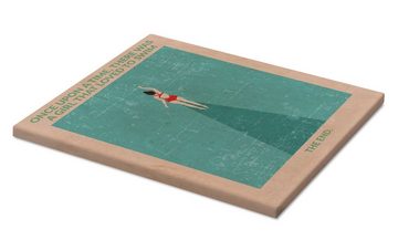 Posterlounge Leinwandbild WallChart, Swim-Lover, Illustration