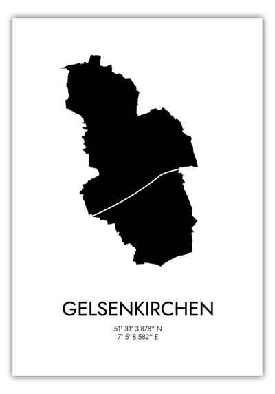 MOTIVISSO Poster Gelsenkirchen Koordinaten #3